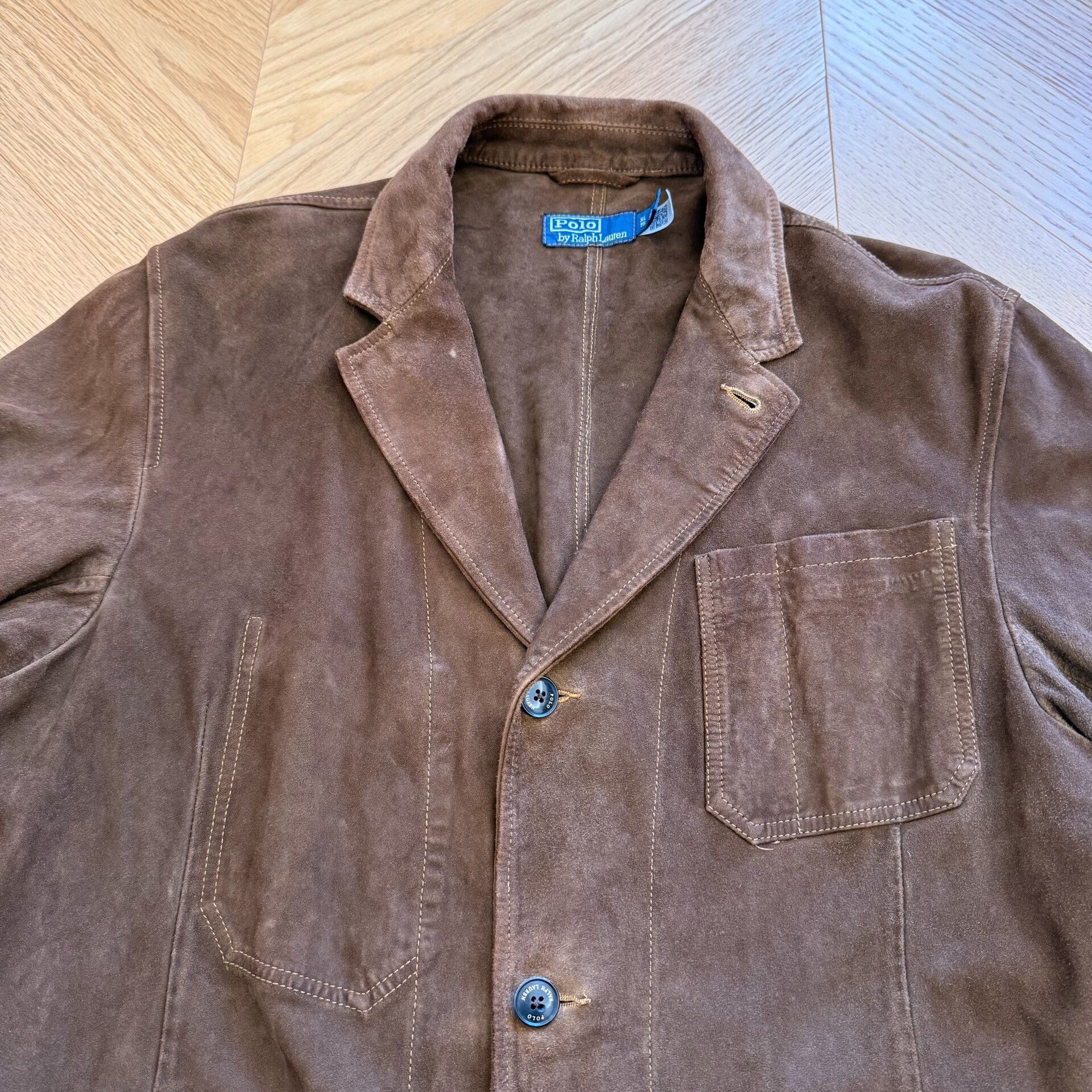 RLX Ralph Lauren Vintage Suede Outdoor Sports Jacket Size US XL / EU 56 / 4 - 3 Thumbnail
