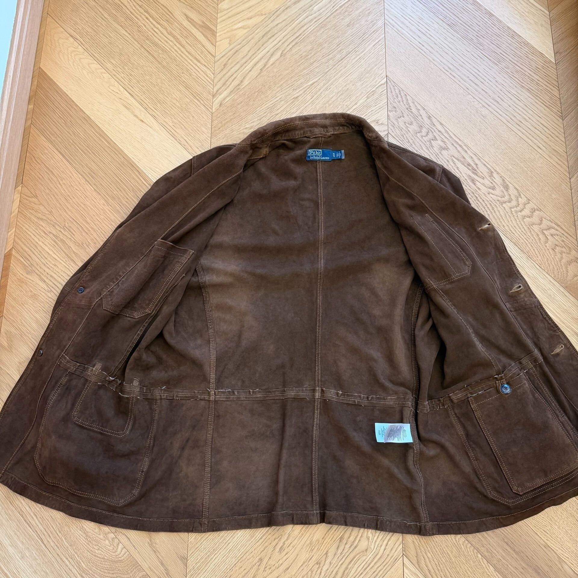 RLX Ralph Lauren Vintage Suede Outdoor Sports Jacket Size US XL / EU 56 / 4 - 7 Thumbnail