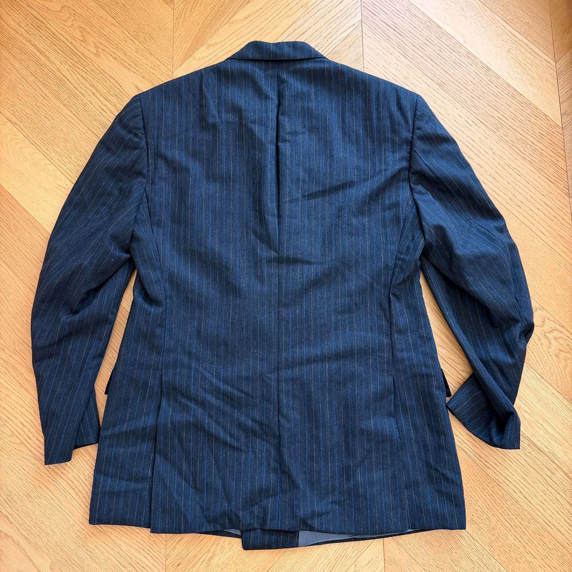 RLX Ralph Lauren Vintage Wool Striped Blazer Jacket Size US L / EU 52-54 / 3 - 5 Thumbnail