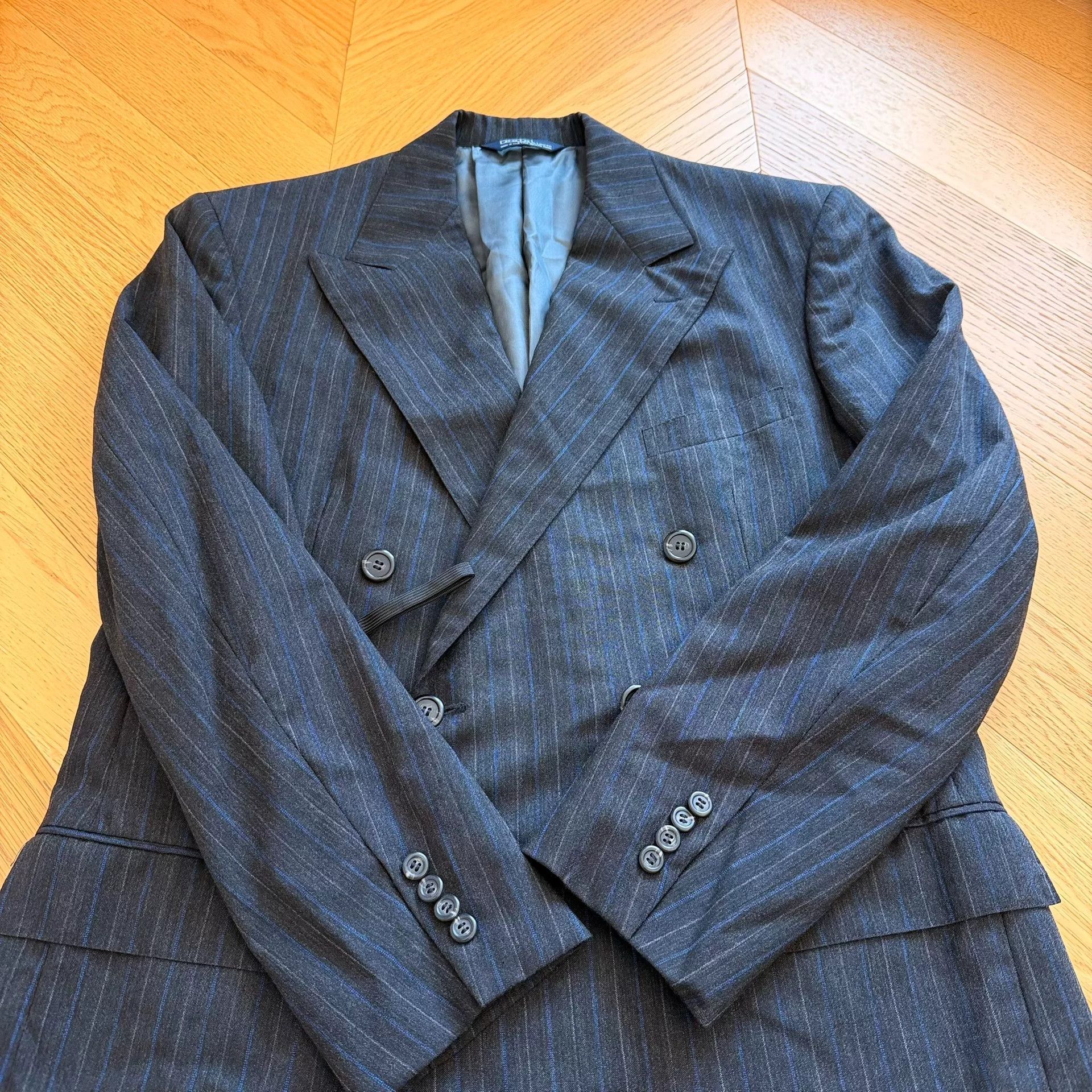 RLX Ralph Lauren Vintage Wool Striped Blazer Jacket Size US L / EU 52-54 / 3 - 6 Thumbnail