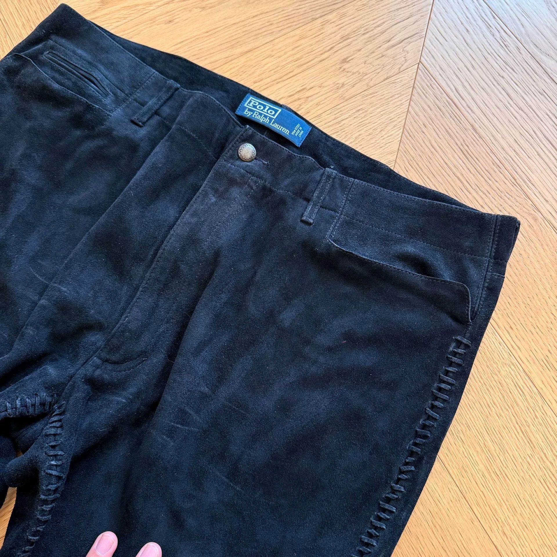 RLX Ralph Lauren Vintage Ralph Lauren Suede Pants Size US 38 / EU 54 - 5 Thumbnail