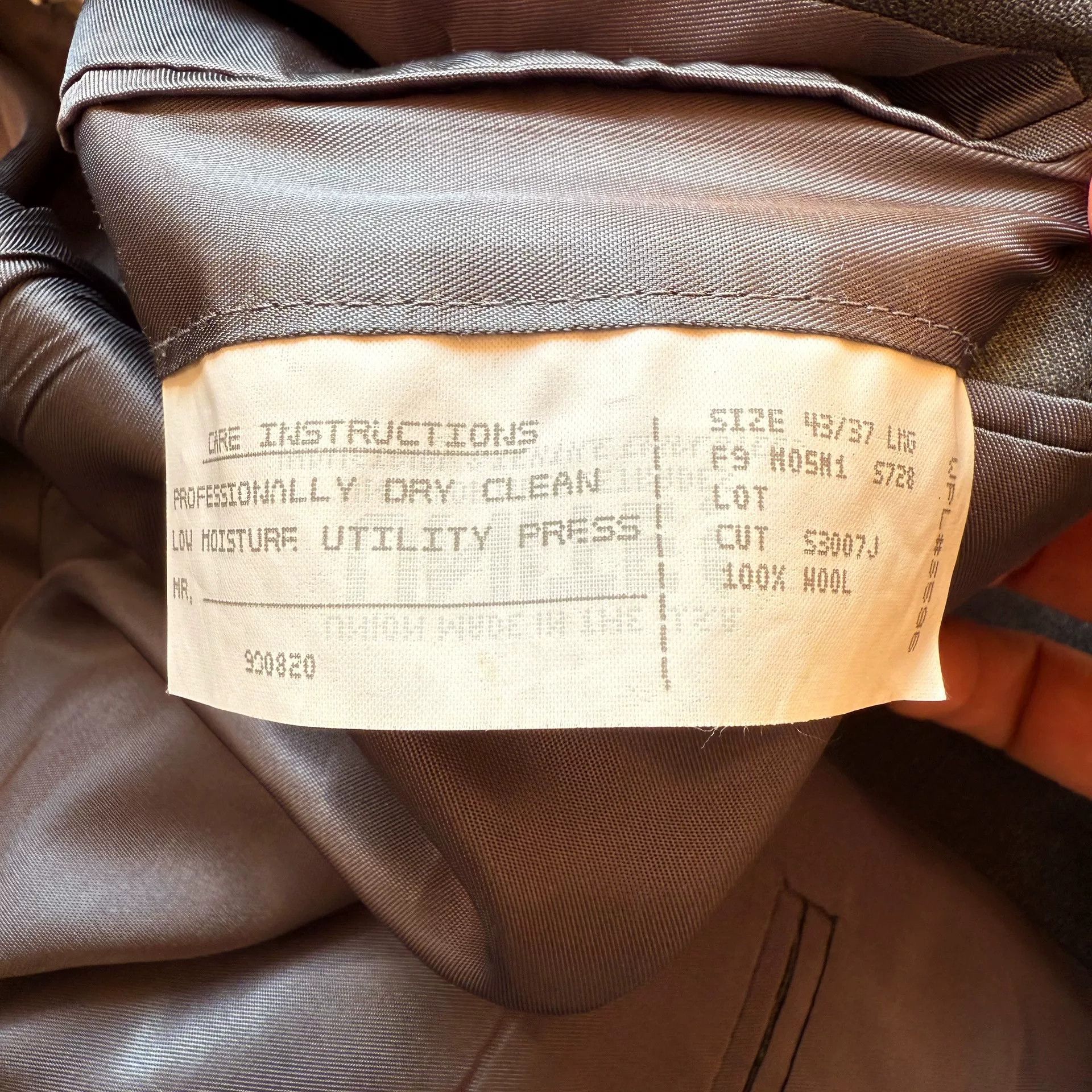 RLX Ralph Lauren Vintage American Wool Suit Jacket Size US L / EU 52-54 / 3 - 5 Thumbnail