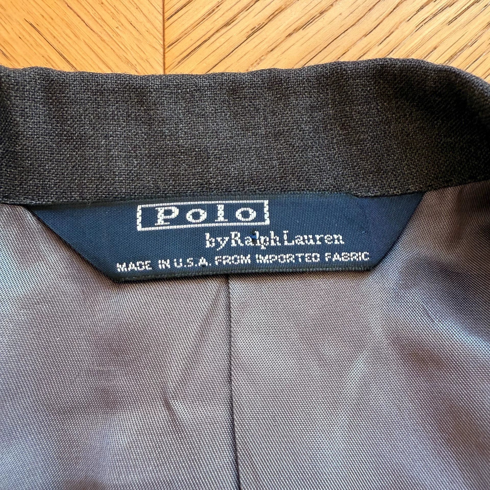 RLX Ralph Lauren Vintage American Wool Suit Jacket Size US L / EU 52-54 / 3 - 4 Thumbnail
