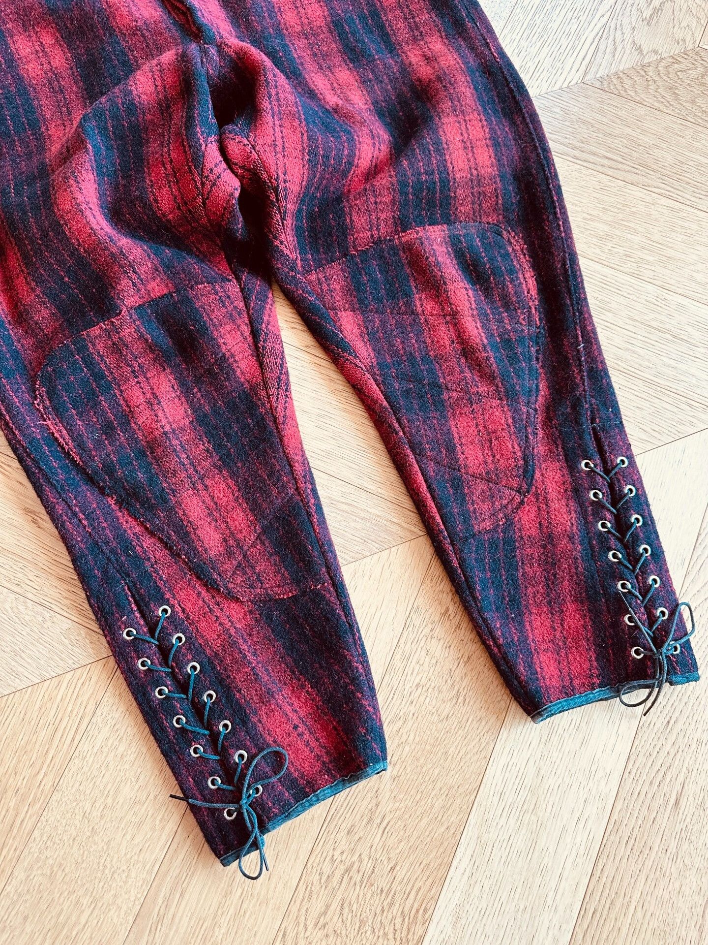 Woolrich Woolen Mills Vintage 60s Wool Hunting Trousers Size US 32 / EU 48 - 2 Thumbnail
