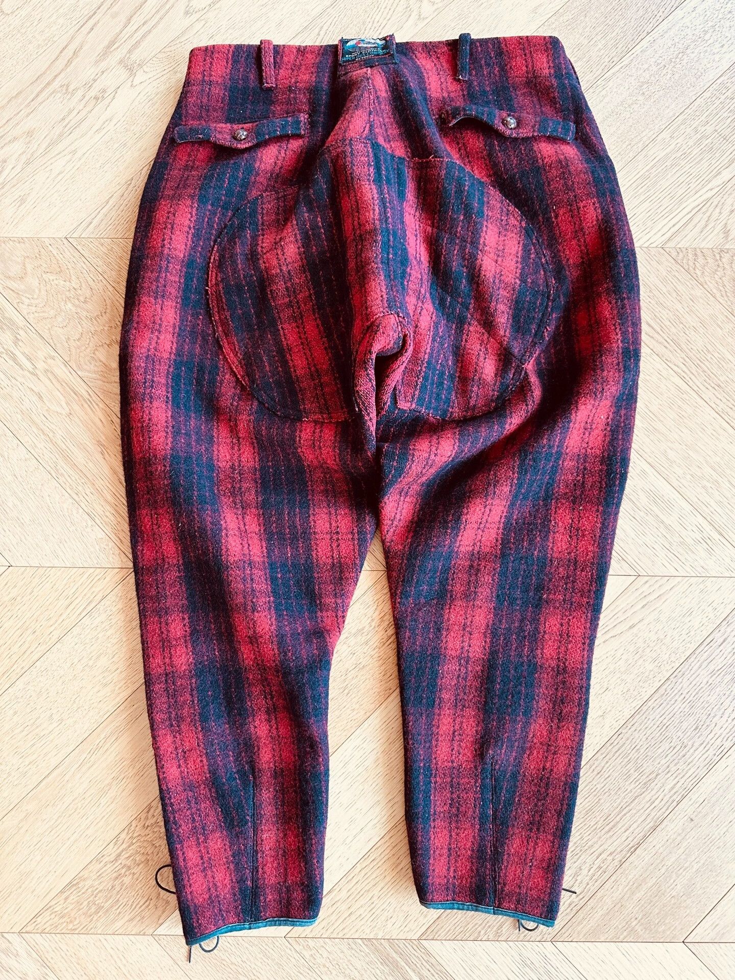 Woolrich Woolen Mills Vintage 60s Wool Hunting Trousers Size US 32 / EU 48 - 4 Thumbnail