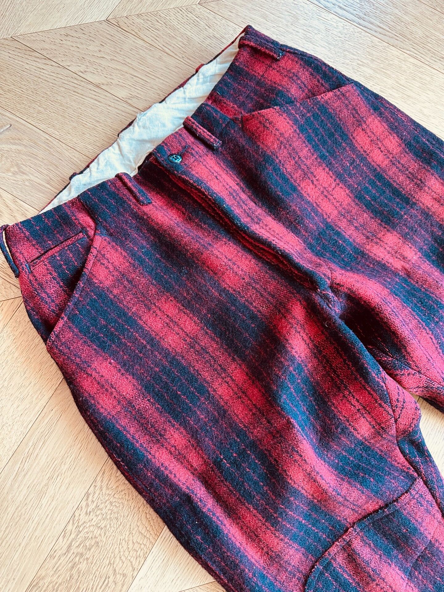 Woolrich Woolen Mills Vintage 60s Wool Hunting Trousers Size US 32 / EU 48 - 5 Thumbnail