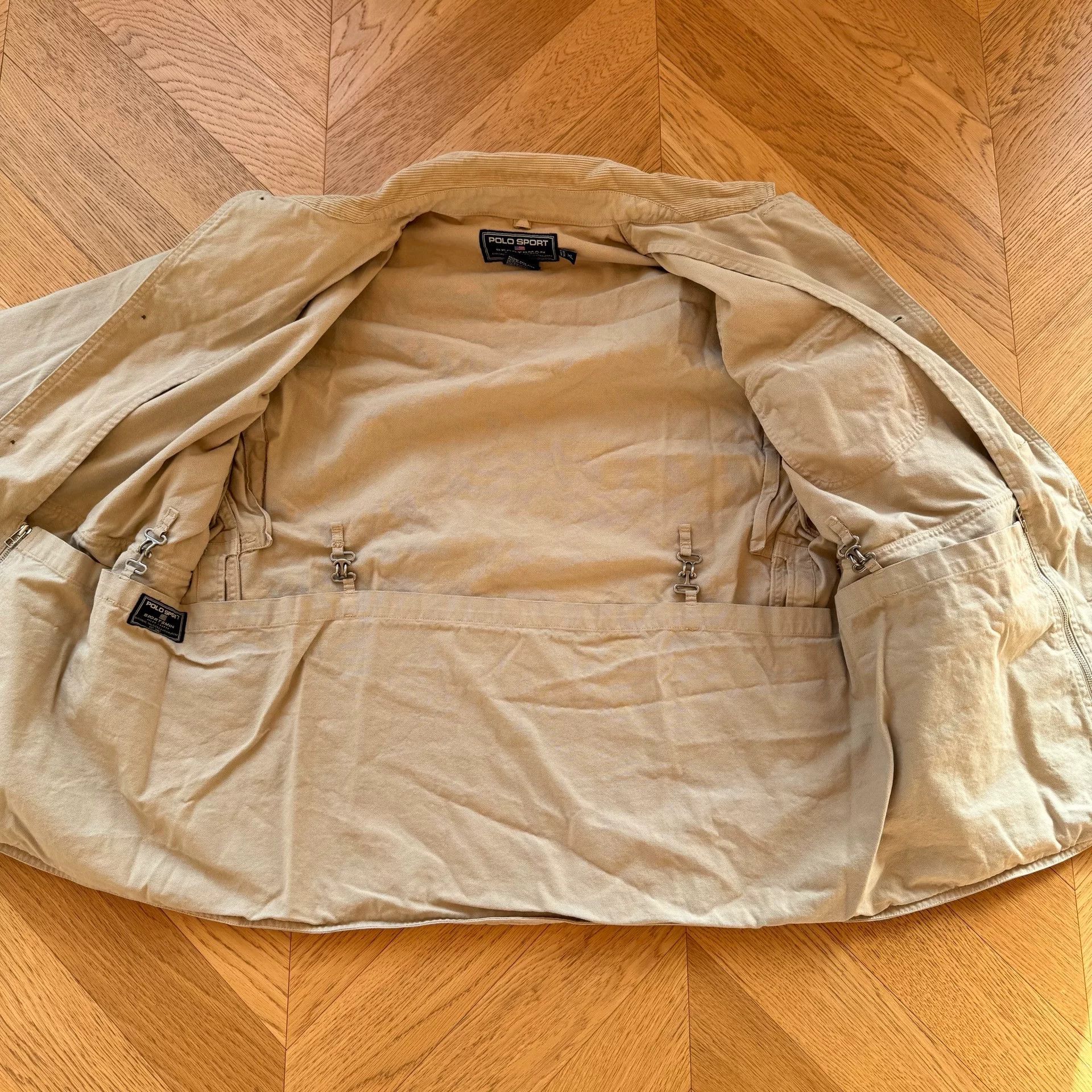 RLX Ralph Lauren Vintage Outdoor Canvas Jacket Size US XL / EU 56 / 4 - 4 Thumbnail
