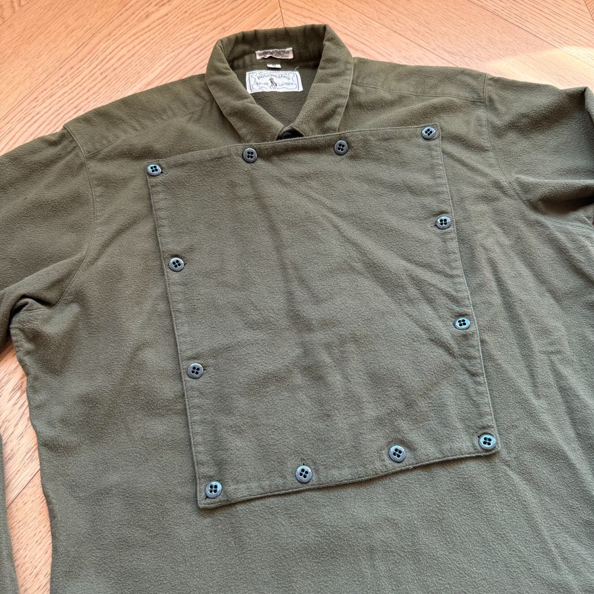 RLX Ralph Lauren Vintage Western Bib Shirt Size US M / EU 48-50 / 2 - 3 Thumbnail