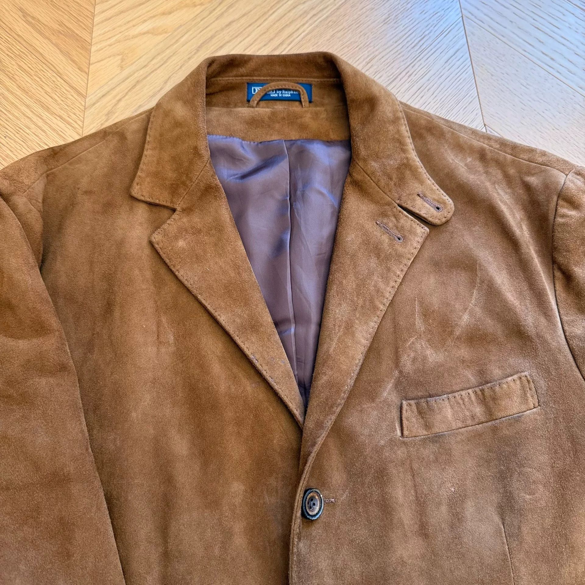 RLX Ralph Lauren Vintage Brown Suede Sport Coat Jacket Size US XL / EU 56 / 4 - 5 Thumbnail