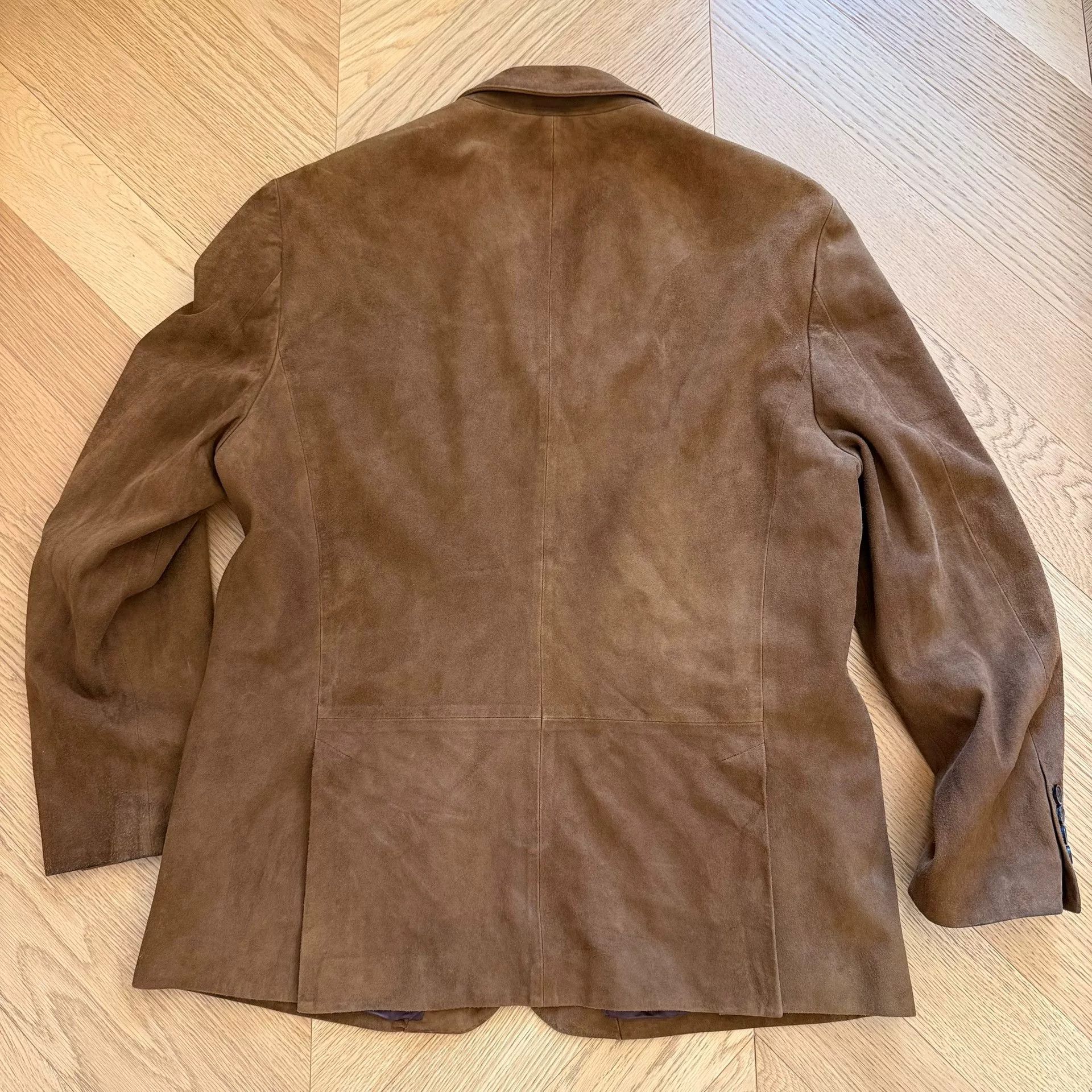 RLX Ralph Lauren Vintage Brown Suede Sport Coat Jacket Size US XL / EU 56 / 4 - 3 Thumbnail