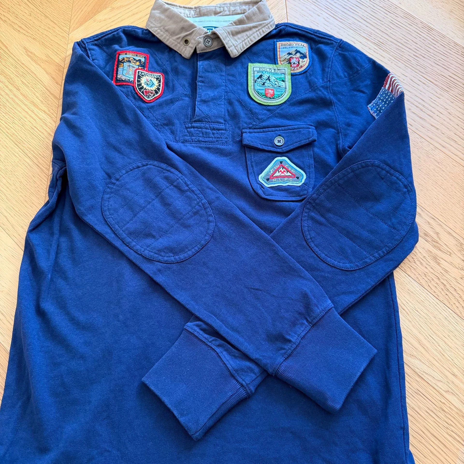 RLX Ralph Lauren Retro Embroidered Long Sleeve Shirt Size US L / EU 52-54 / 3 - 5 Thumbnail