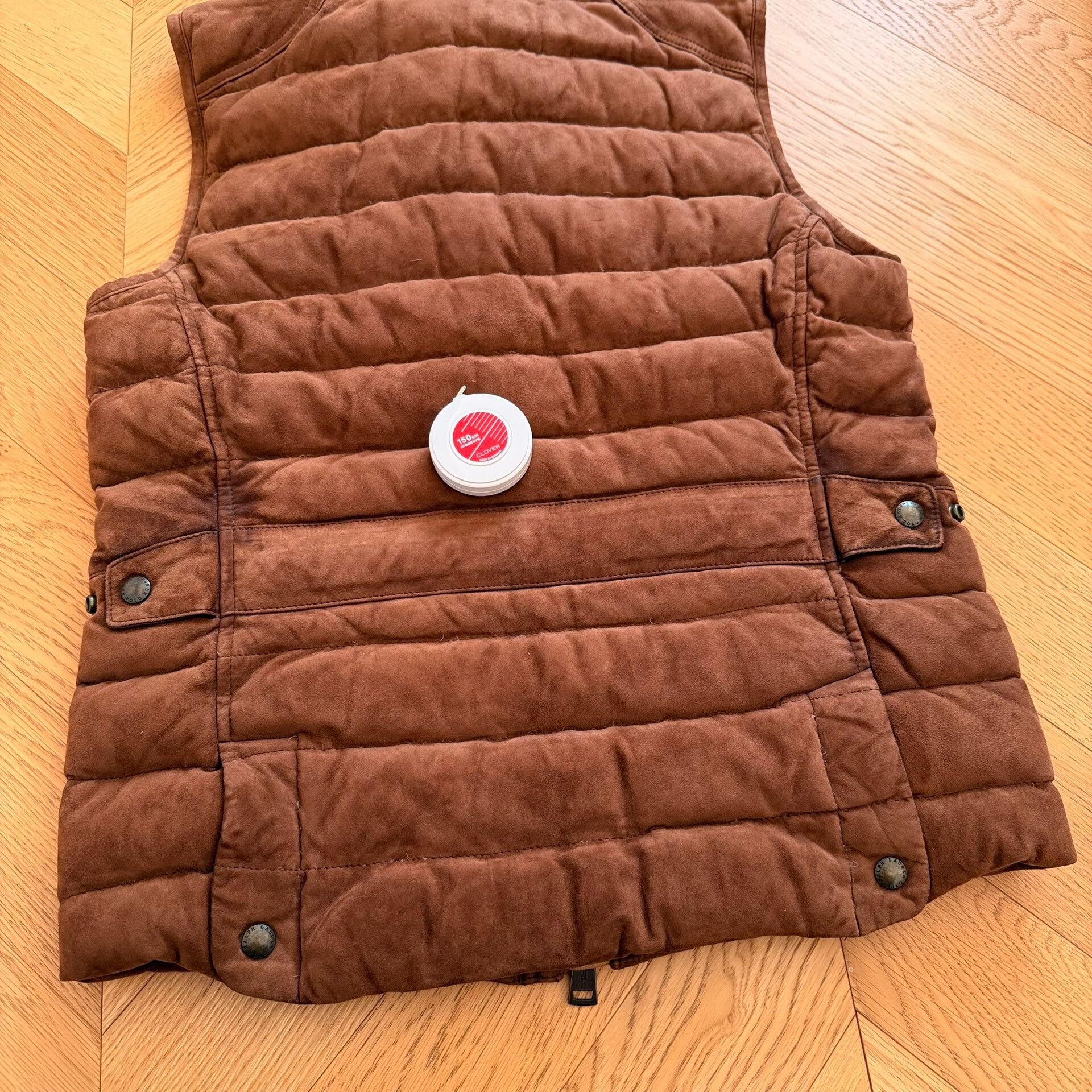 RLX Ralph Lauren RLX Goat Suede Outdoor Down Vest Size US S / EU 44-46 / 1 - 7 Thumbnail