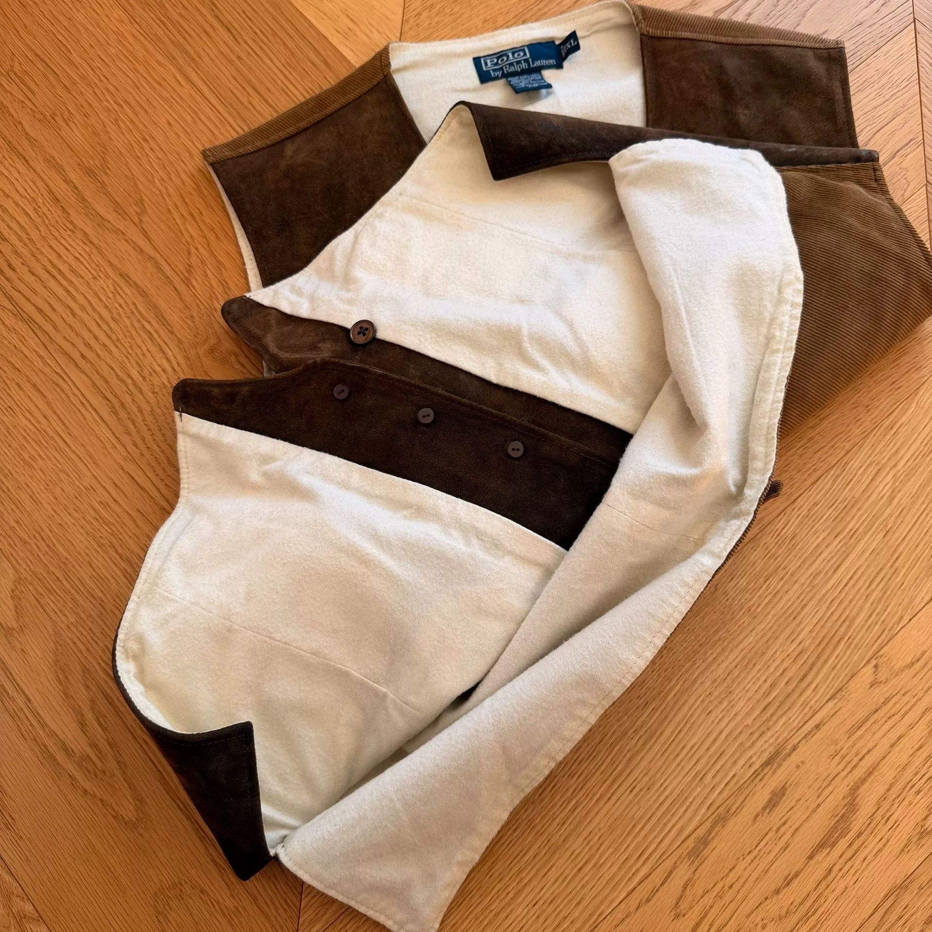 RLX Ralph Lauren Vintage Ralph Lauren Leather Hunting Vest Size US XL / EU 56 / 4 - 6 Thumbnail