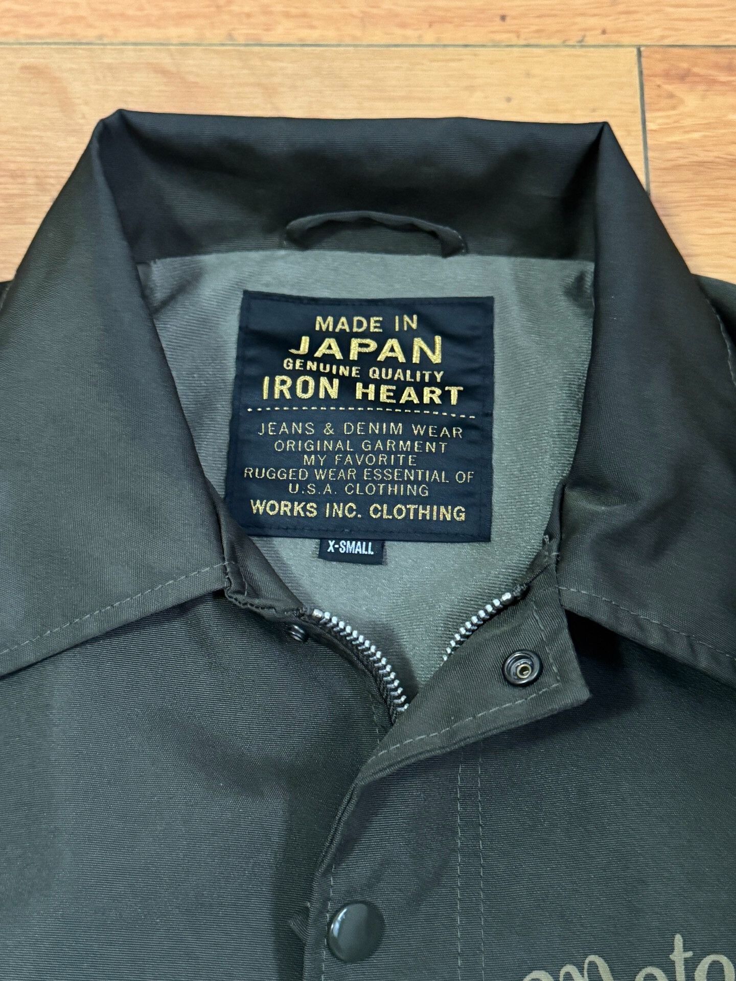 Iron Heart Deep Green Coach Jacket Size US XS / EU 42 / 0 - 6 Thumbnail