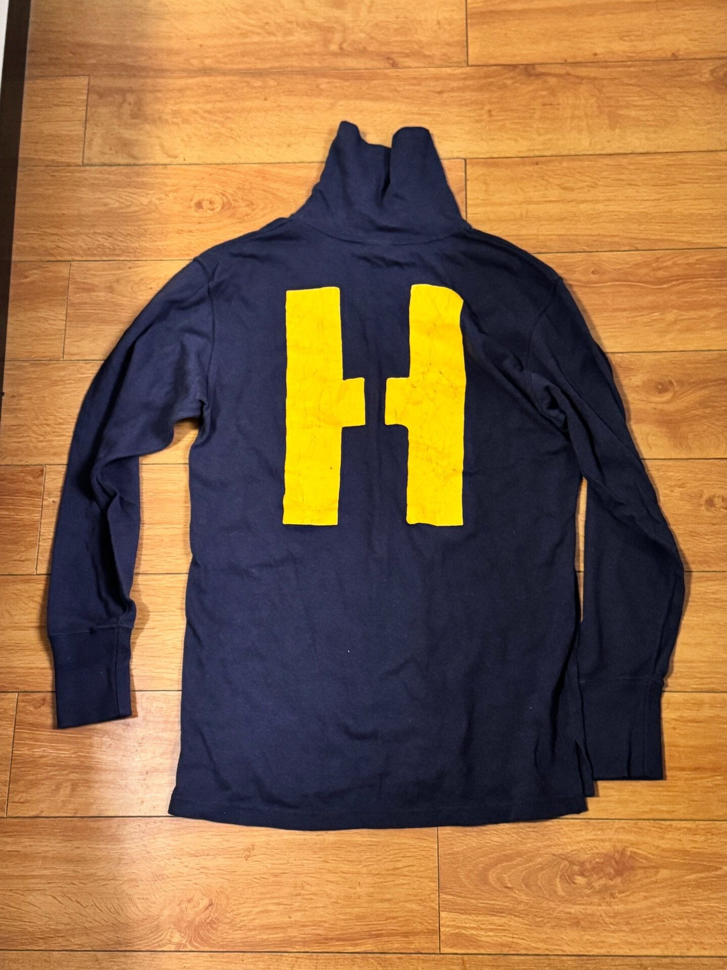 Freewheelers Vintage Navy Blue Long Sleeve T-Shirt Size US M / EU 48-50 / 2 - 2 Thumbnail