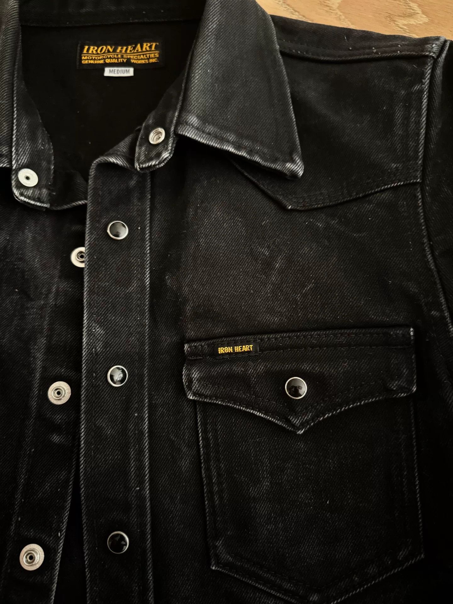 Iron Heart Iron Heart Black Western Shirt IHSH-361 Size US M / EU 48-50 / 2 - 3 Thumbnail