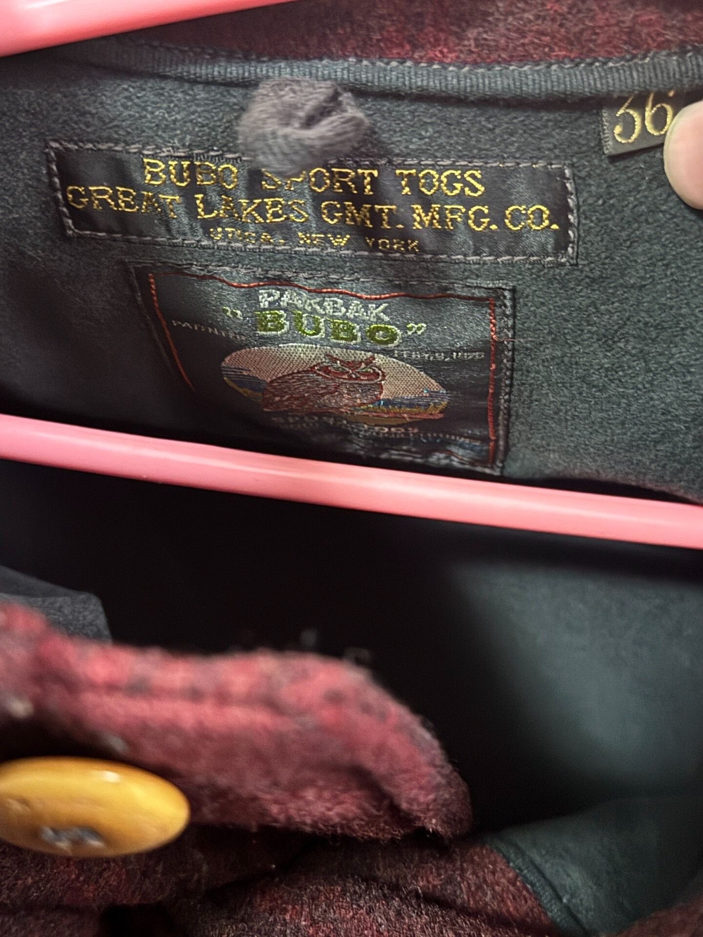 Freewheelers Heavy Wool Hunting Jacket in Burgundy Size US M / EU 48-50 / 2 - 6 Thumbnail