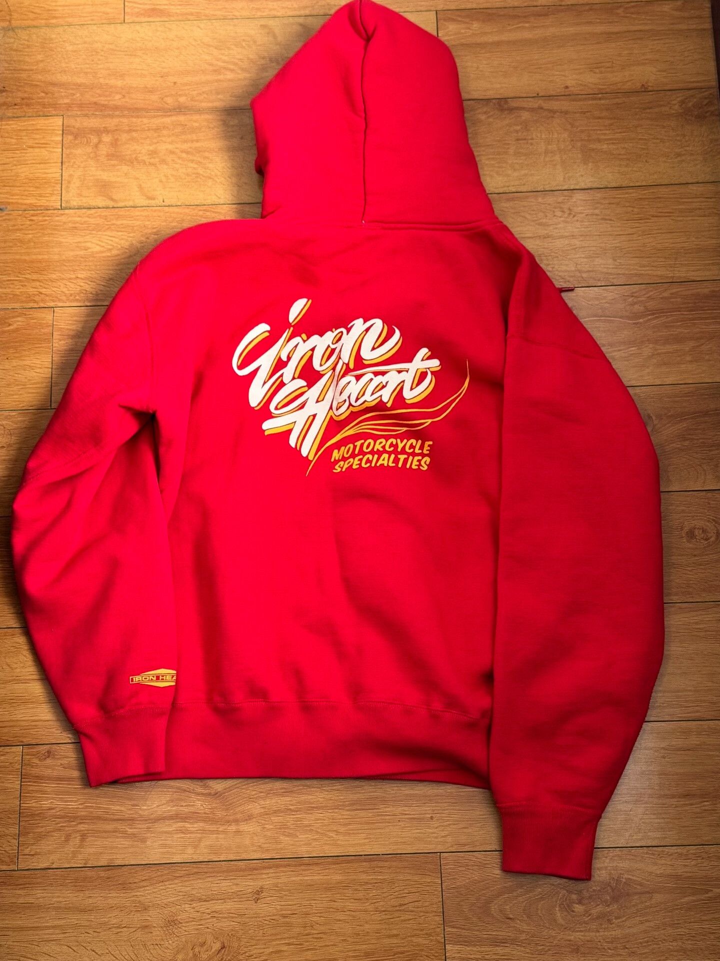 Iron Heart Iron Heart Red Hoodie Sweatshirt Size US XL / EU 56 / 4 - 2 Thumbnail