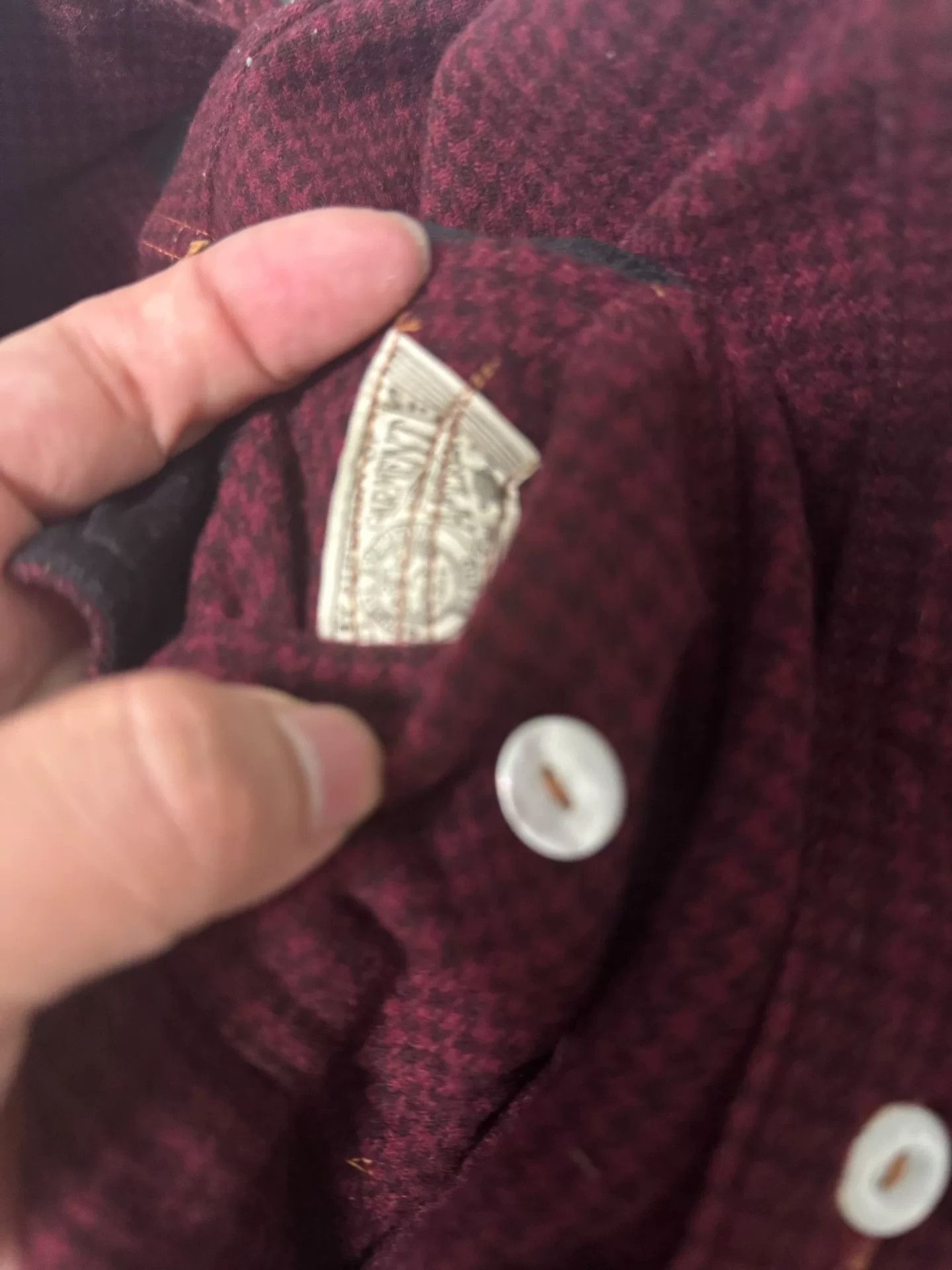 Freewheelers Heavyweight Red Wool Hunting Shirt Size US L / EU 52-54 / 3 - 4 Thumbnail
