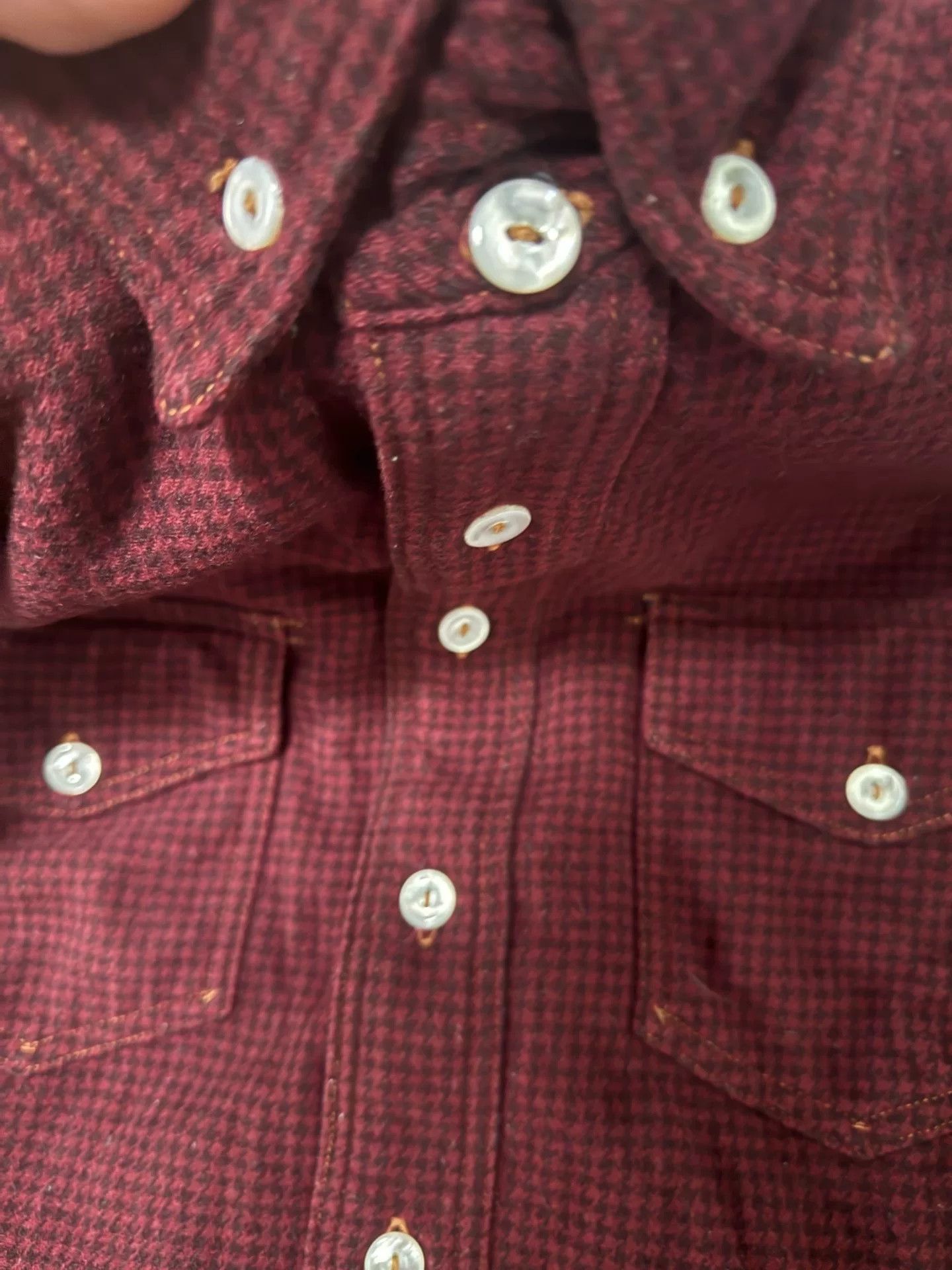 Freewheelers Heavyweight Red Wool Hunting Shirt Size US L / EU 52-54 / 3 - 6 Thumbnail