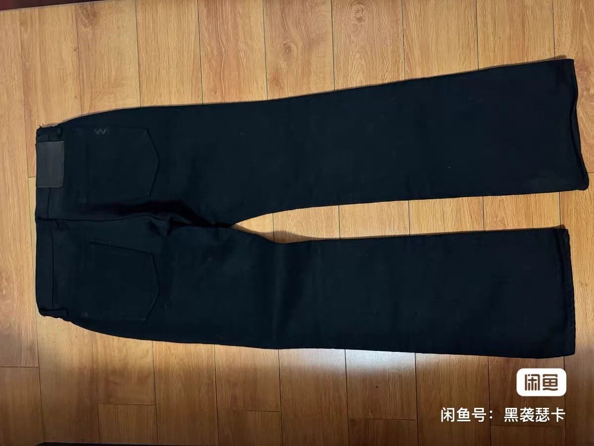 Iron Heart Black Denim Flared Pants for Men Size US 30 / EU 46 - 2 Thumbnail