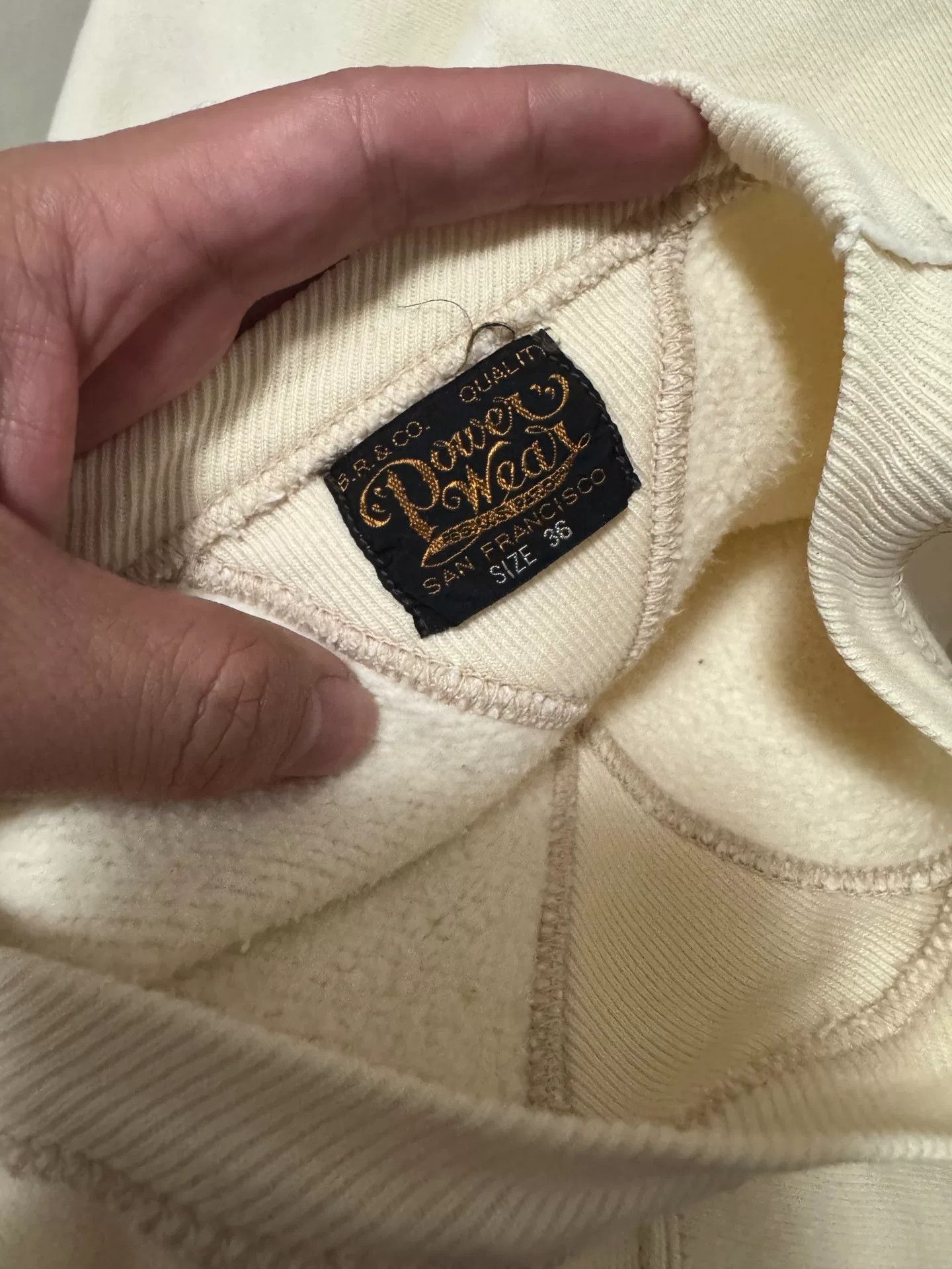 Freewheelers Freewheelers Lightweight Cream Hoodie Size US M / EU 48-50 / 2 - 5 Thumbnail