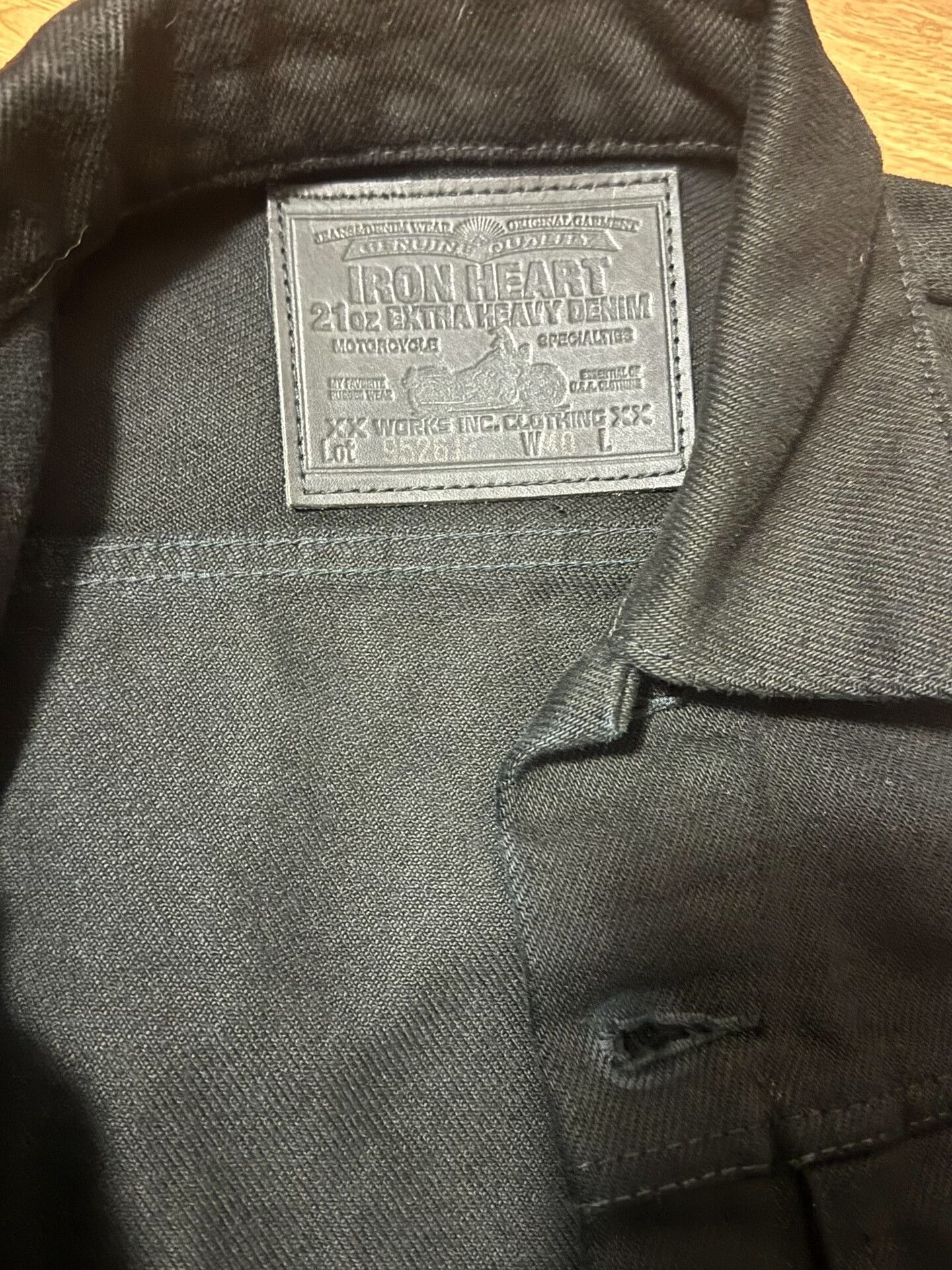 Iron Heart Iron Heart Black Denim Jacket Size US S / EU 44-46 / 1 - 3 Thumbnail