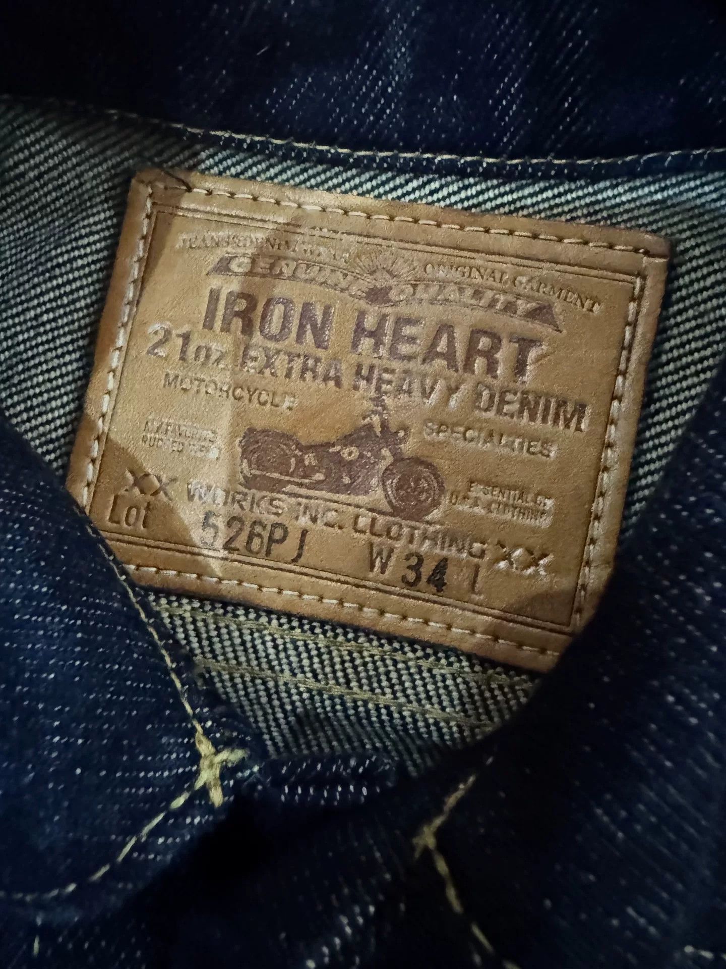 Iron Heart Iron Heart 21oz Denim Jacket Size US XS / EU 42 / 0 - 4 Thumbnail