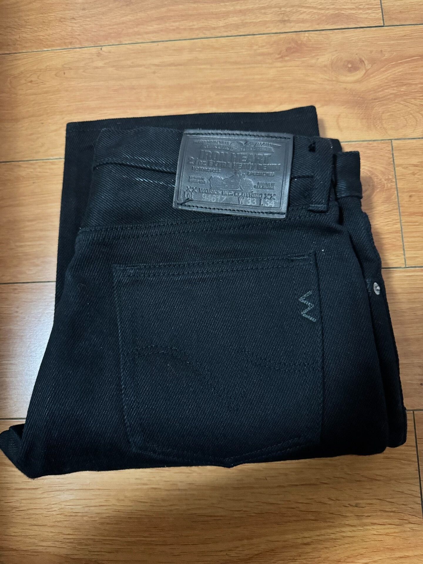 Iron Heart Iron Heart Black Denim Pants Size US 33 - 3 Thumbnail