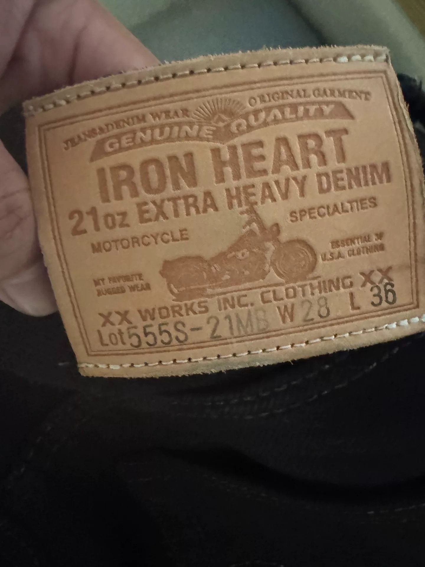 Iron Heart Iron Heart 555S-MB Black Denim Jeans Size US 28 / EU 44 - 5 Thumbnail