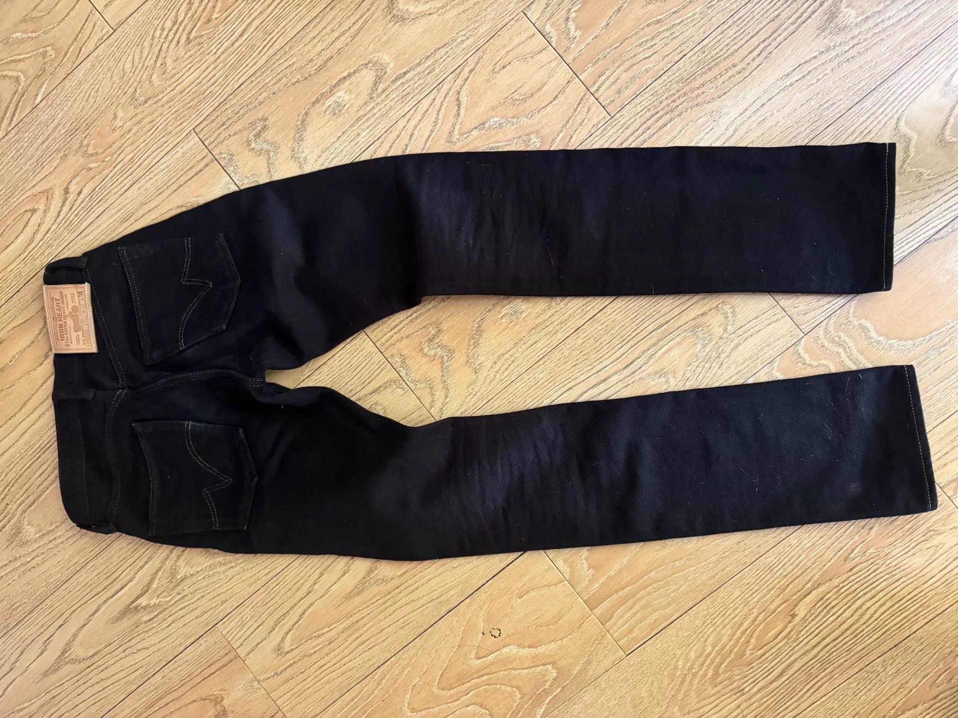 Iron Heart Iron Heart 555S-MB Black Denim Jeans Size US 28 / EU 44 - 2 Thumbnail