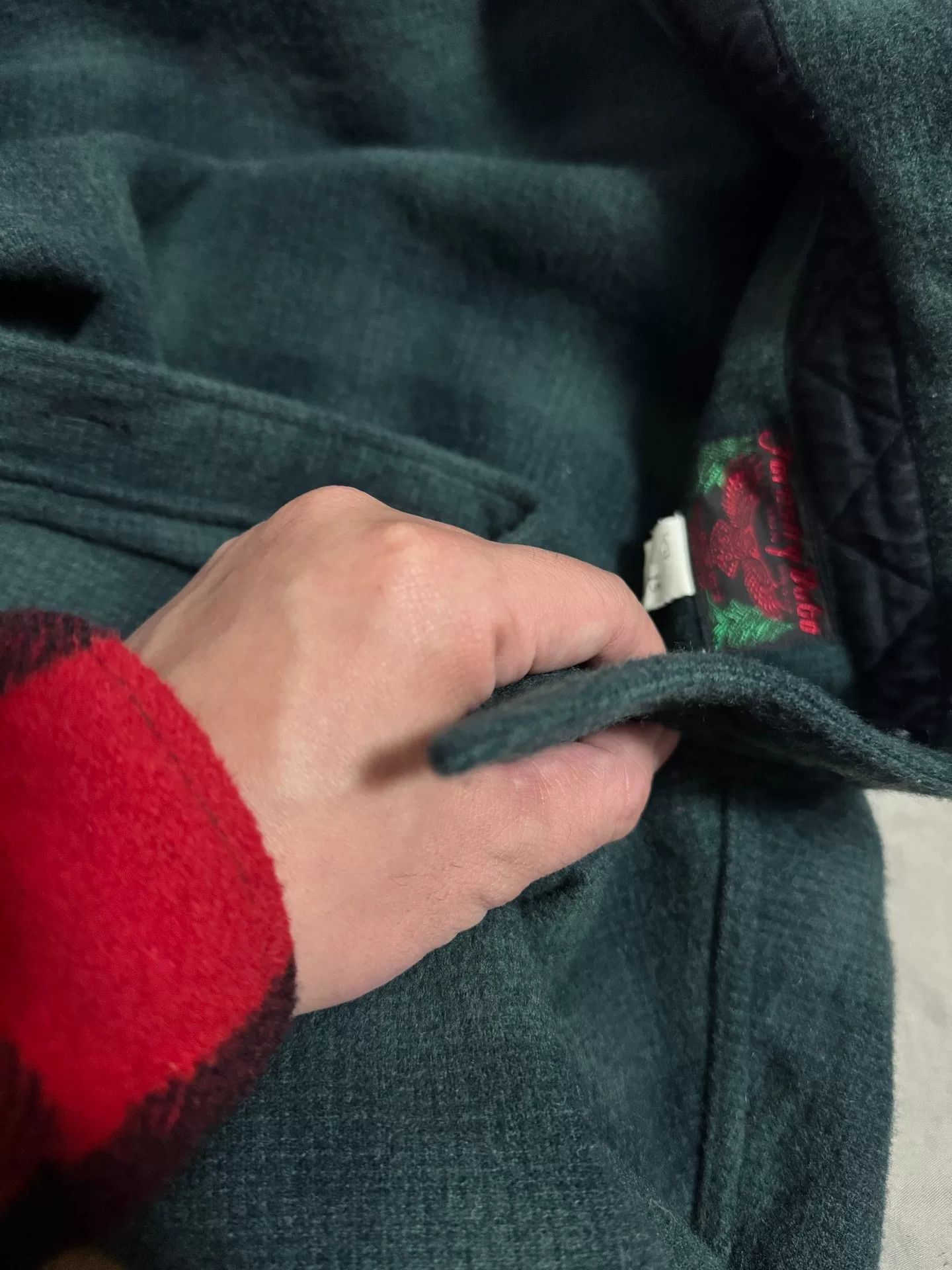 Freewheelers Heavyweight Wool Hunting Shirt in Green Size US M / EU 48-50 / 2 - 6 Thumbnail