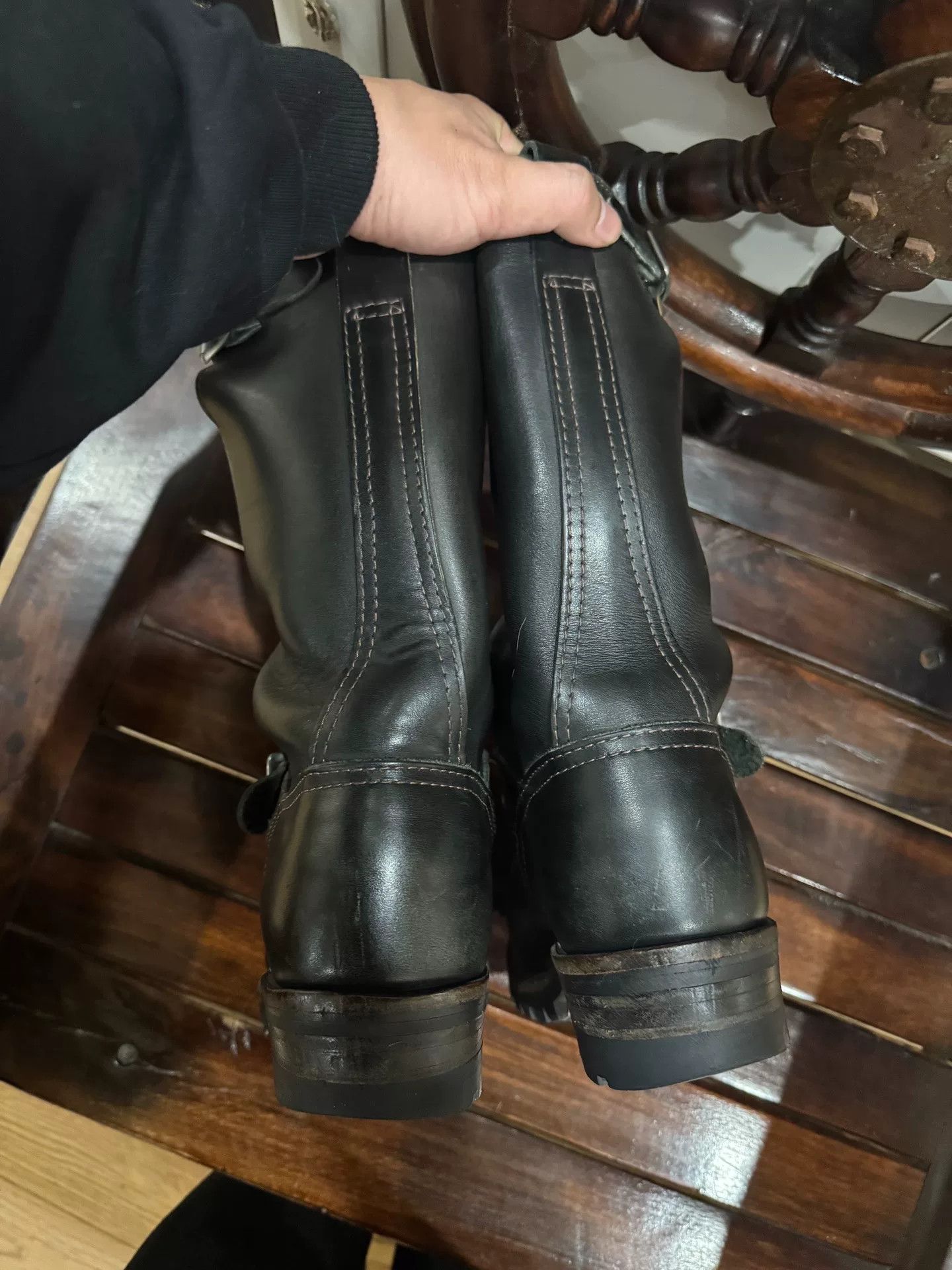 WESCO Wesco Boss Black Engineer Boots for Sale Size US 8 / EU 41 - 4 Thumbnail