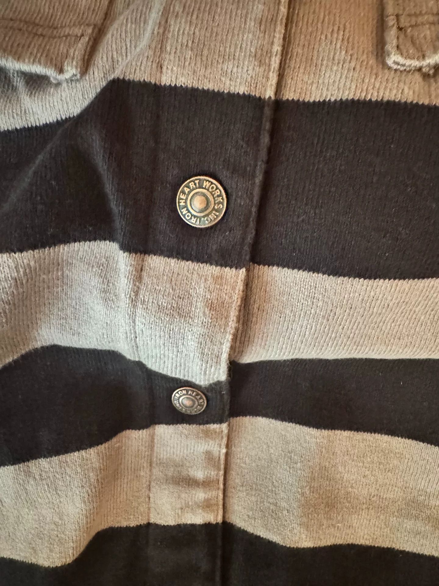 Iron Heart Vintage Iron Heart Striped Knitted Vest Size US L / EU 52-54 / 3 - 4 Thumbnail