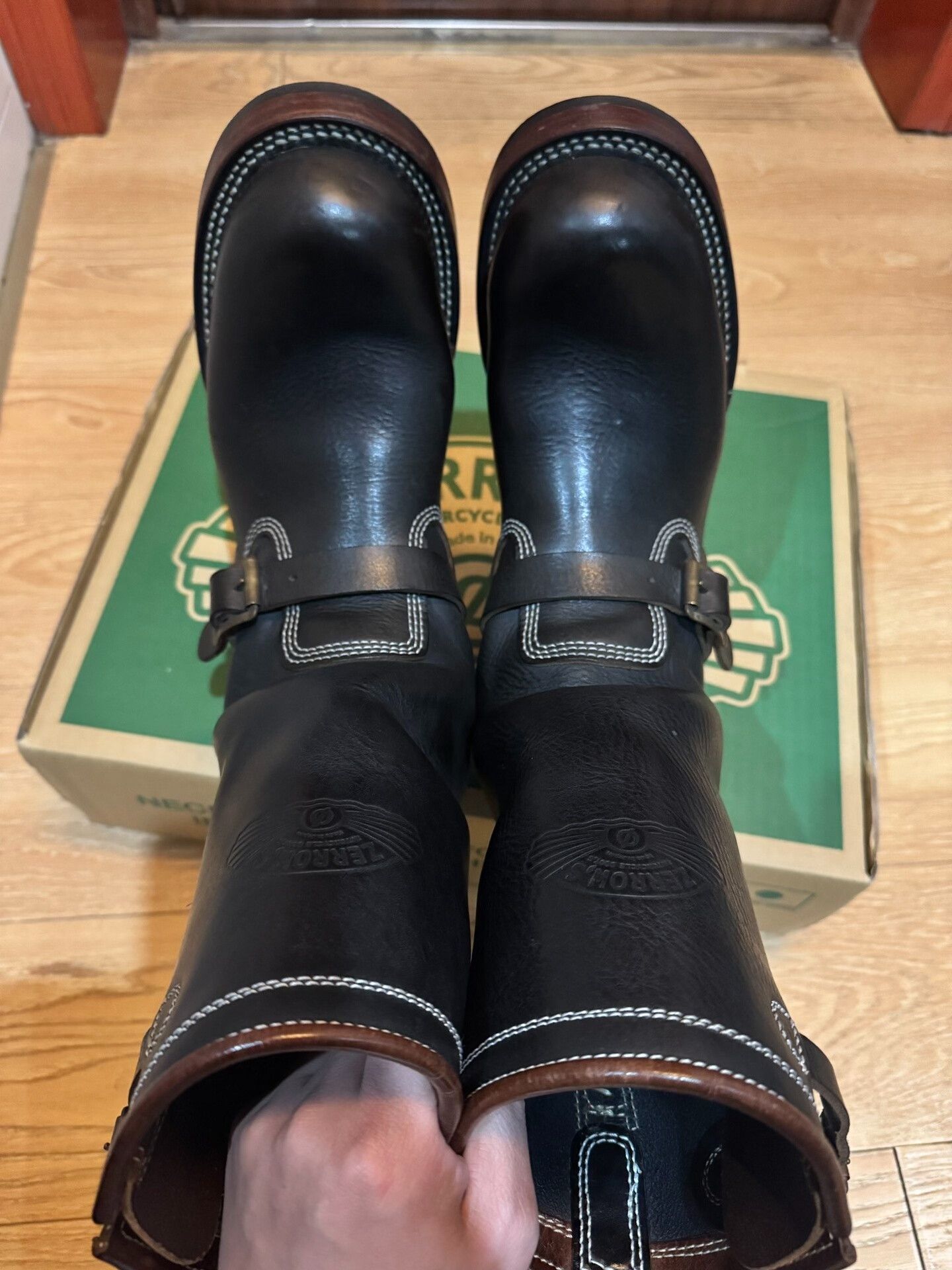 zerrows Japanese Engineer Boots with Steel Toe Size US 8.5 / EU 41-42 - 3 Thumbnail