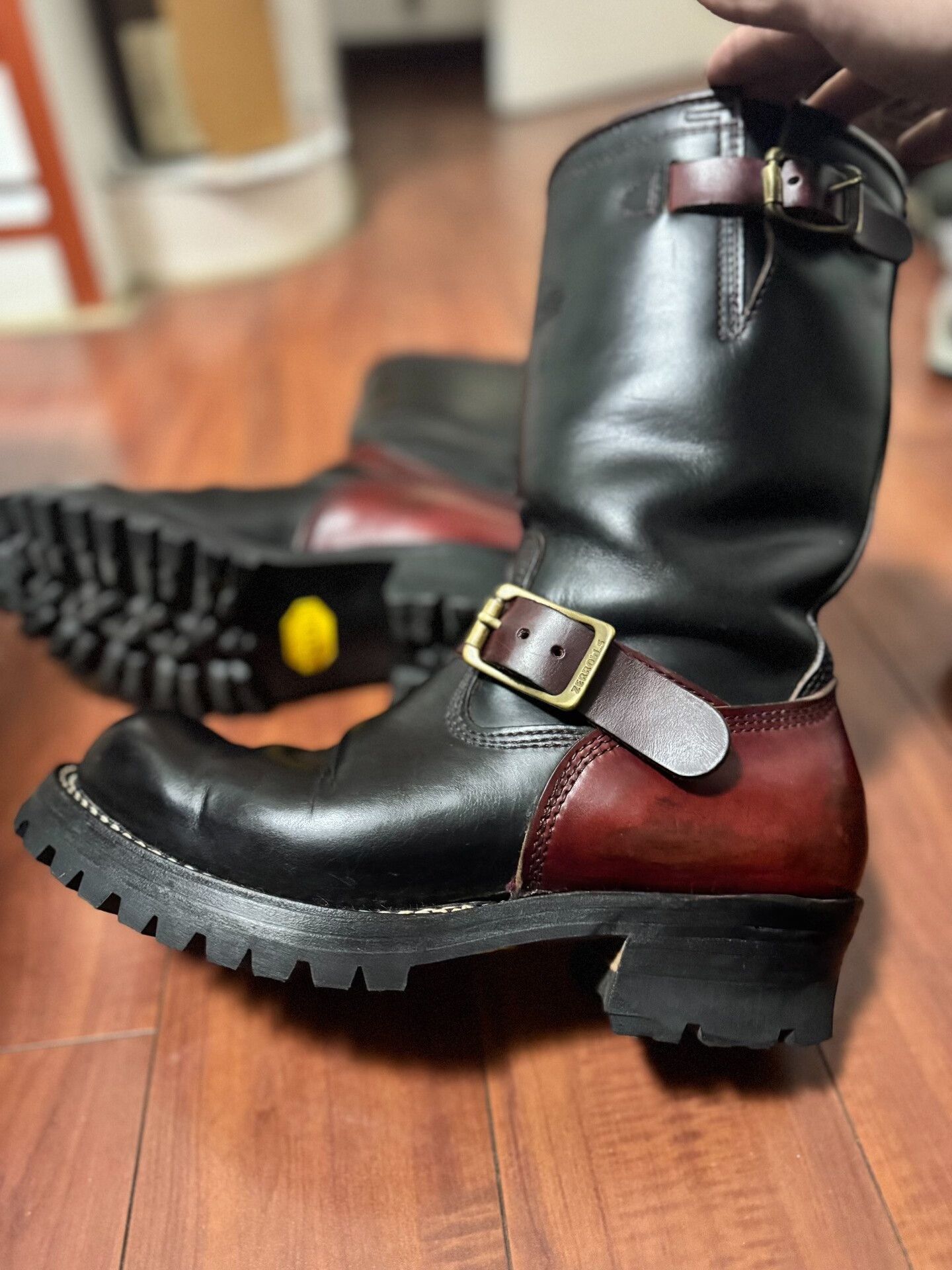 zerrows Zerrows Engineer Boots for Heavy Duty Use Size US 8.5 / EU 41-42 - 2 Thumbnail