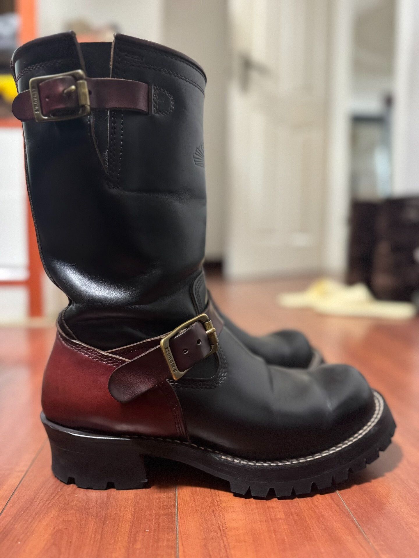zerrows Zerrows Engineer Boots for Heavy Duty Use Size US 8.5 / EU 41-42 - 4 Thumbnail