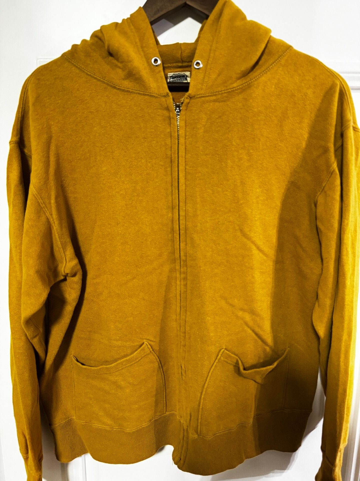 Tender Co. Vintage Mustard Yellow Zip-Up Hoodie Size US M / EU 48-50 / 2 - 2 Thumbnail