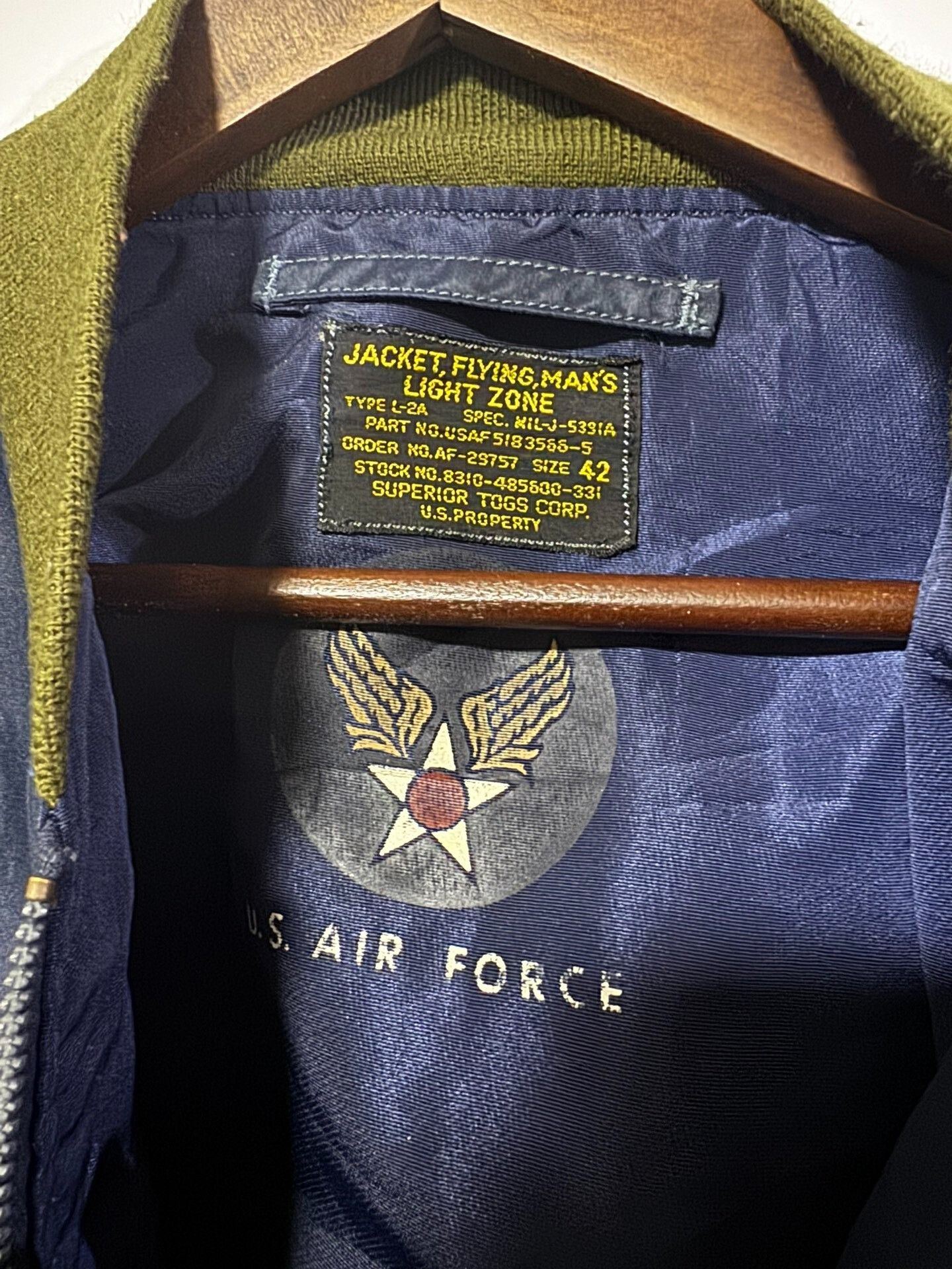 Buzz Rickson's Buzz Rickson's L-2B Flight Jacket Size US XS / EU 42 / 0 - 4 Thumbnail