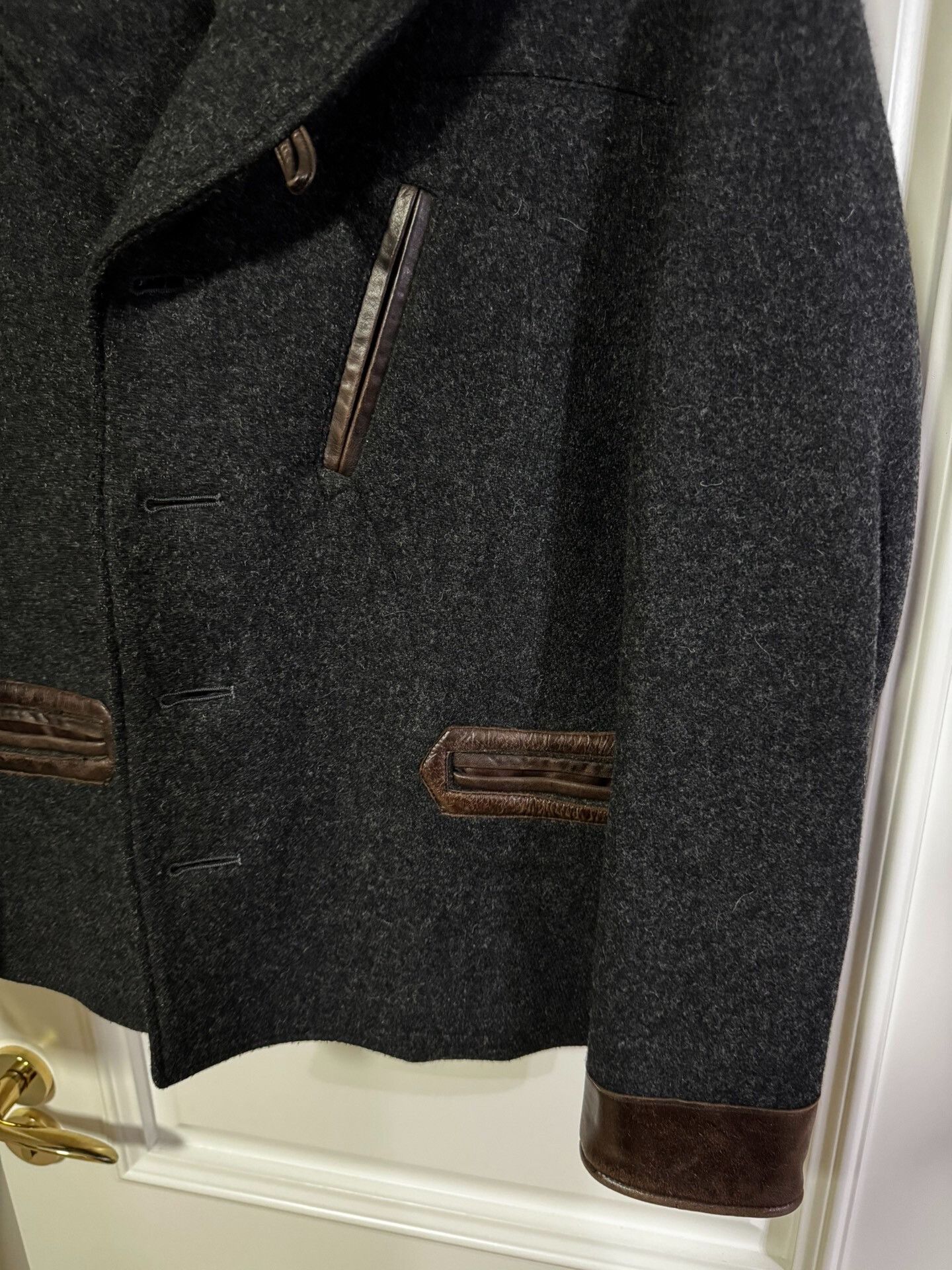 American Retro Vintage High-End Leather Coat Size US M / EU 48-50 / 2 - 2 Thumbnail