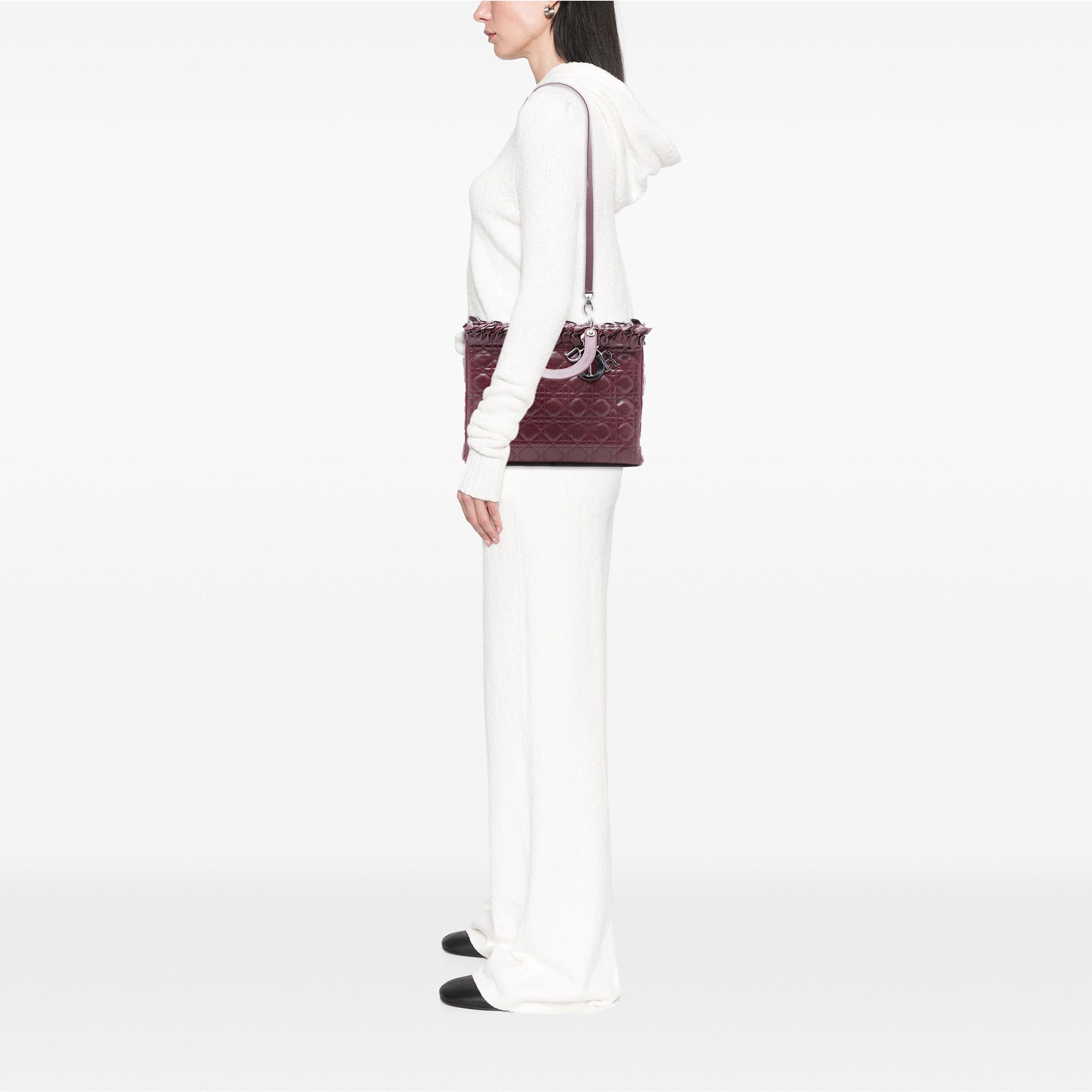 Dior Dior Large Lambskin Cannage Bow Lady Dior Size ONE SIZE - 8 Thumbnail