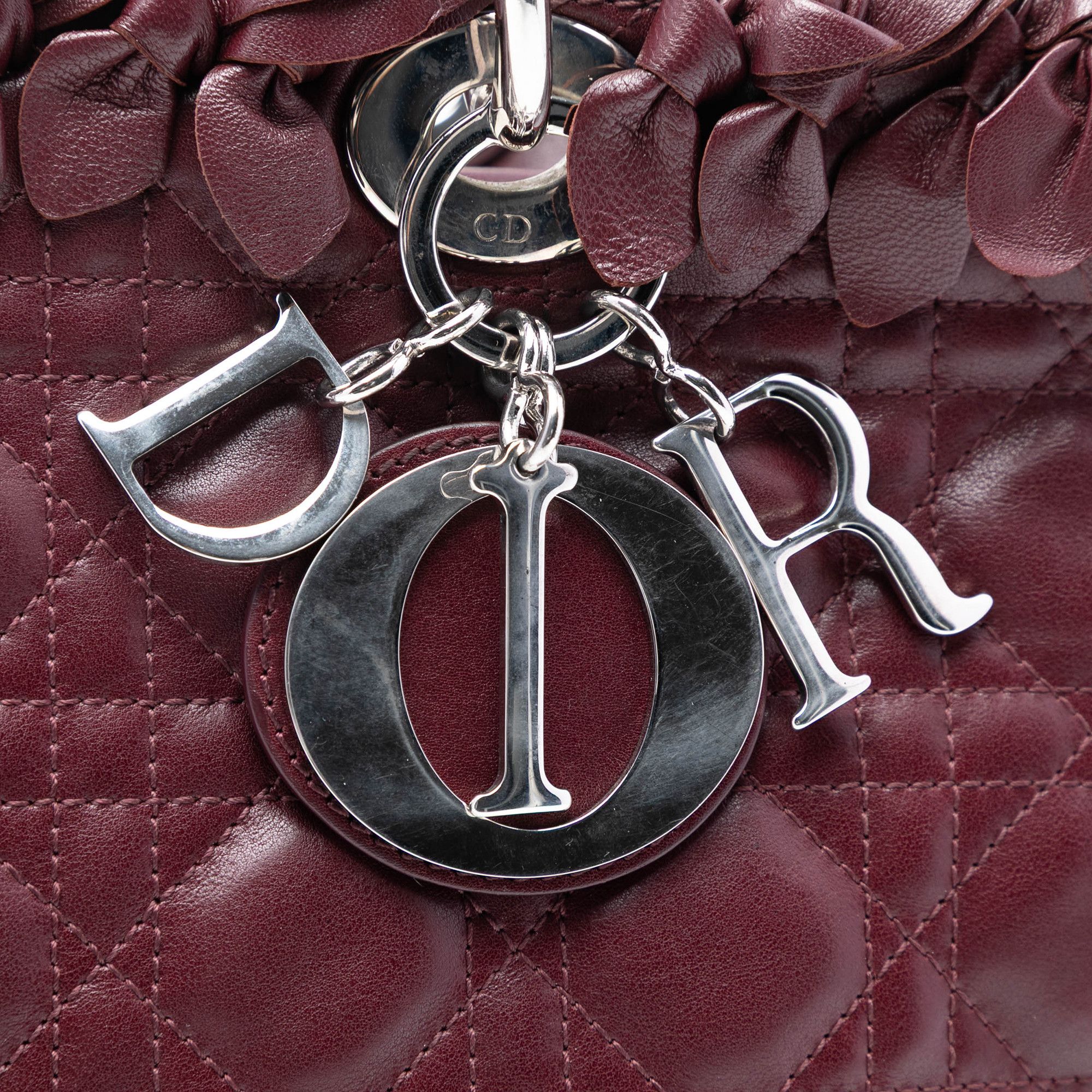 Dior Dior Large Lambskin Cannage Bow Lady Dior Size ONE SIZE - 7 Thumbnail