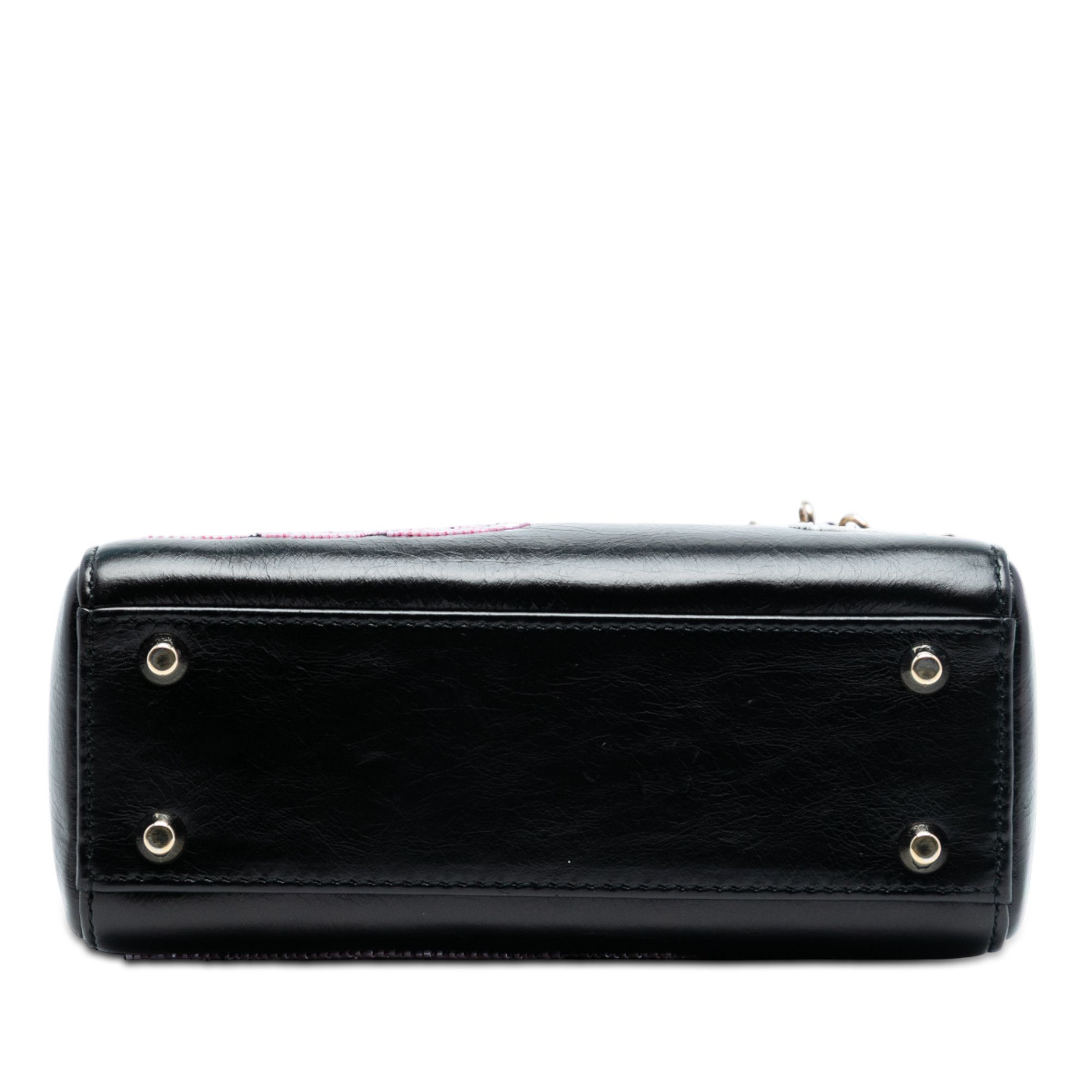 Dior Dior Mini Calfskin Beaded Lady Dior Size ONE SIZE - 3 Thumbnail