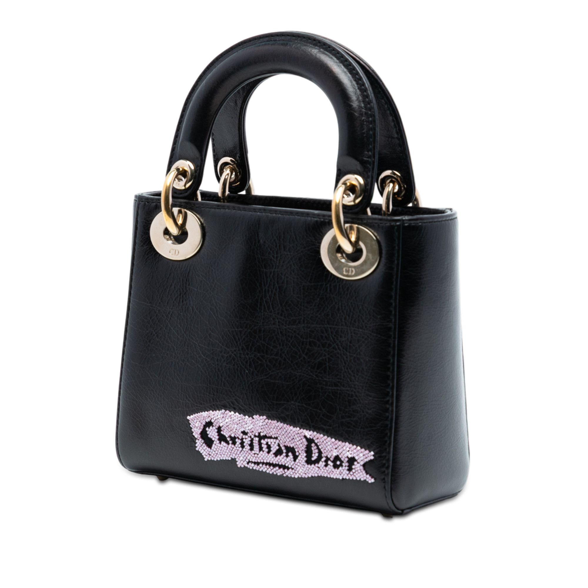 Dior Dior Mini Calfskin Beaded Lady Dior Size ONE SIZE - 2 Thumbnail