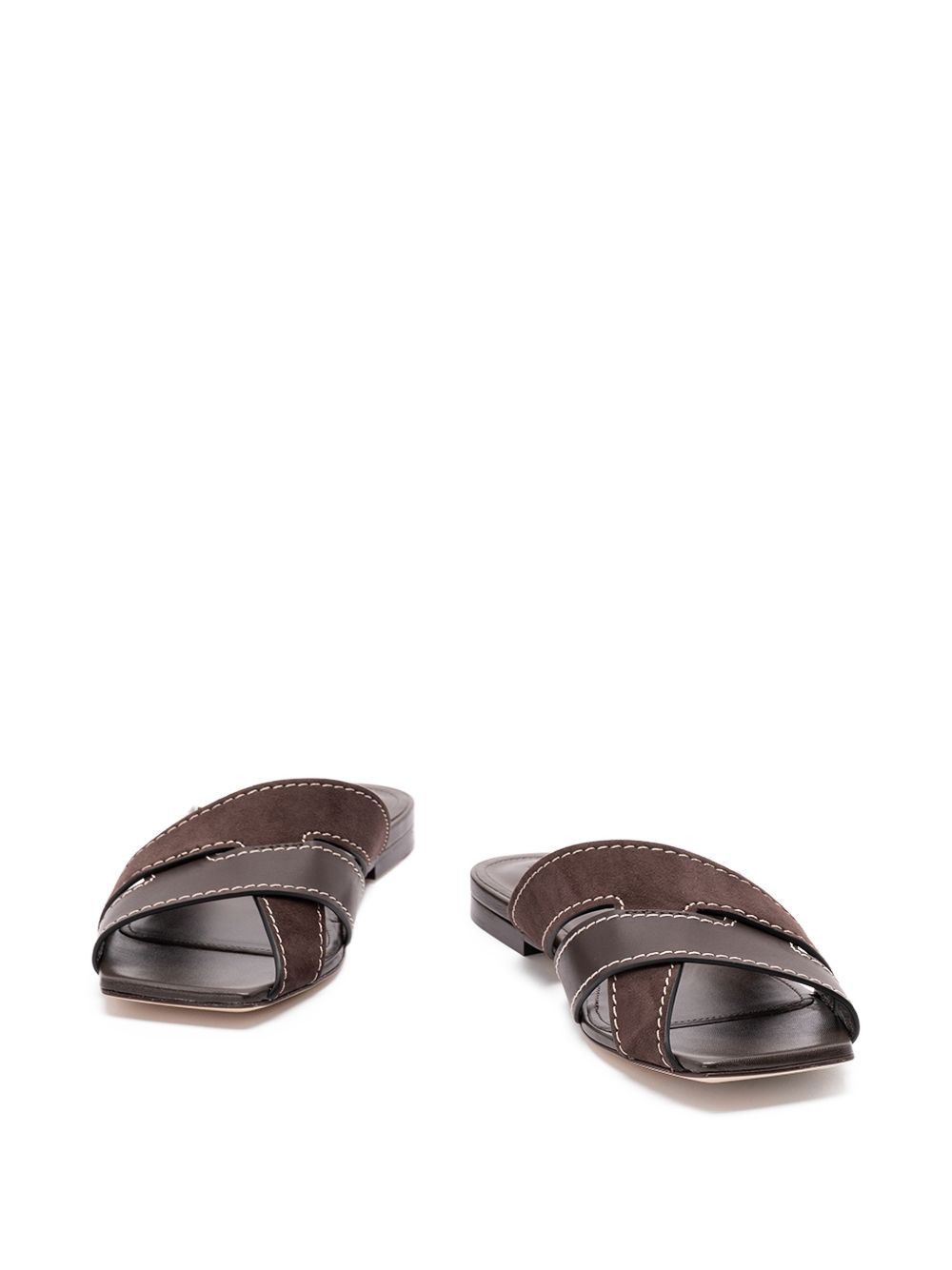 Tod's LEATHER FLAT SANDALS Size US 8 / IT 38 - 4 Thumbnail
