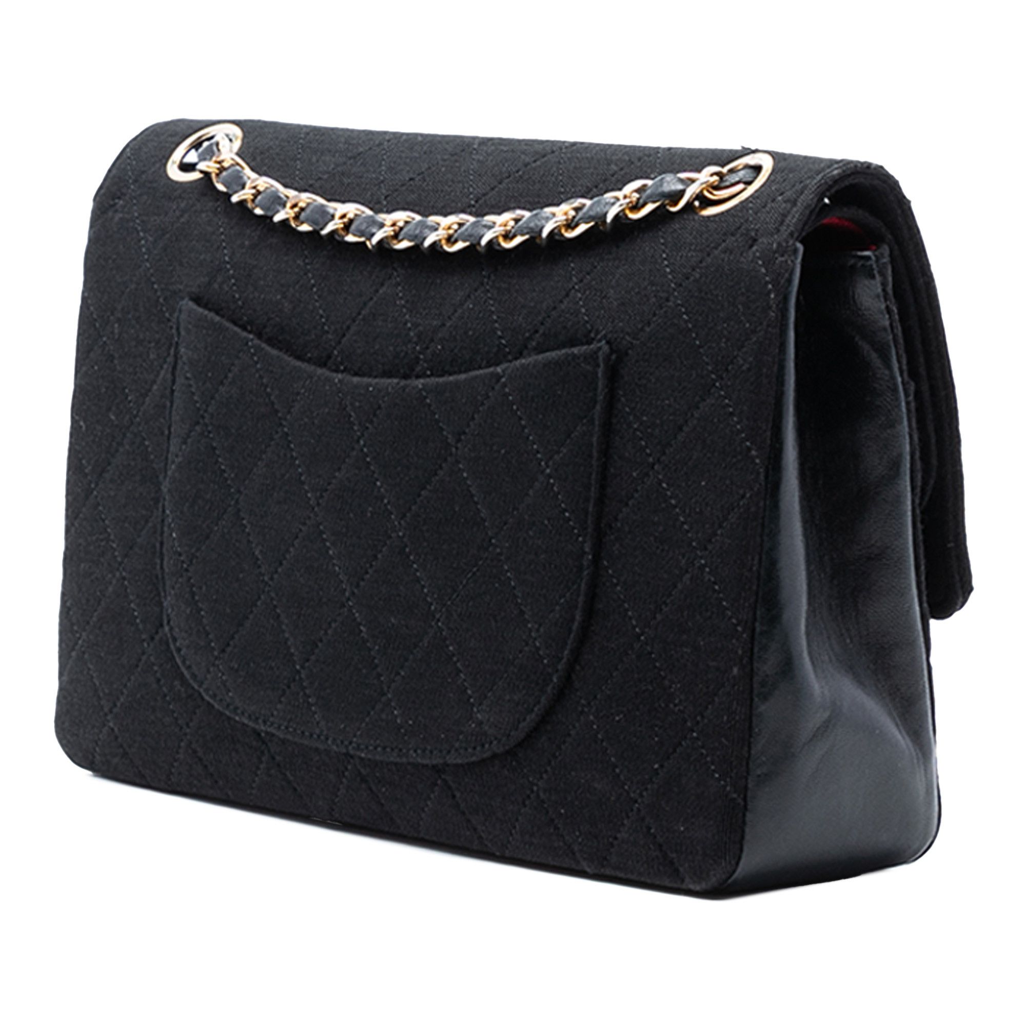 Chanel Chanel Medium Classic Jersey Double Flap Size ONE SIZE - 2 Thumbnail