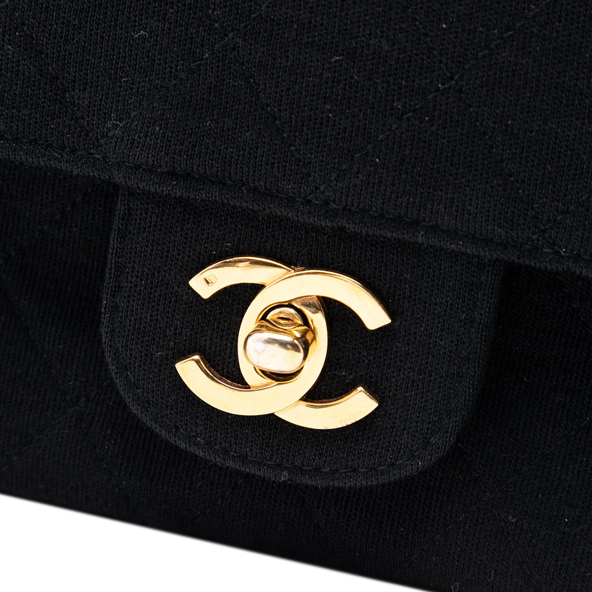 Chanel Chanel Medium Classic Jersey Double Flap Size ONE SIZE - 5 Thumbnail