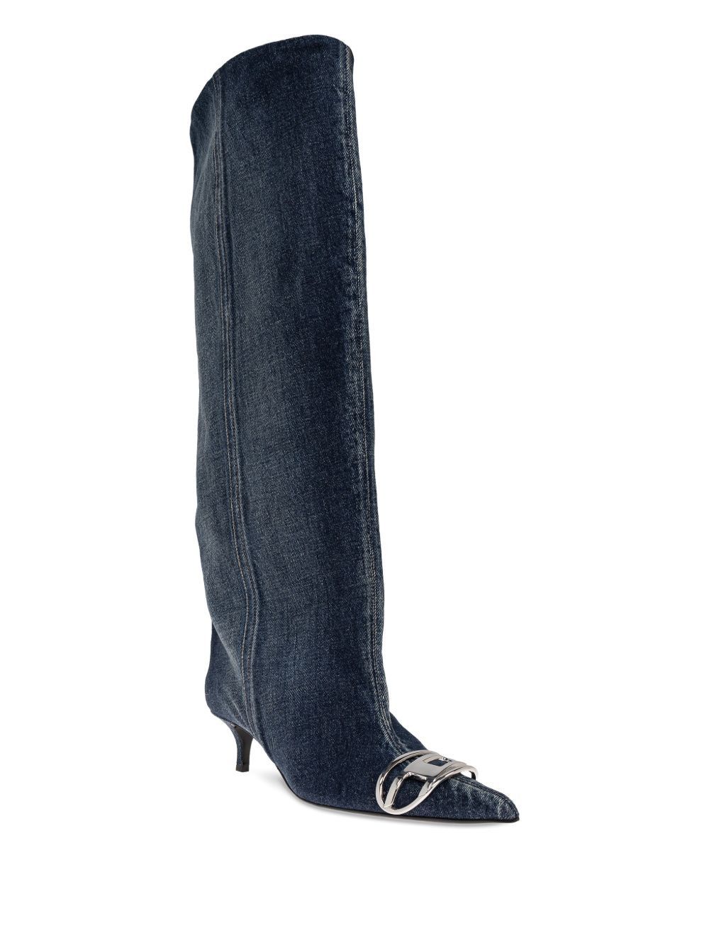 Diesel VENUS DENIM BOOTS Size US 10 / IT 40 - 2 Thumbnail