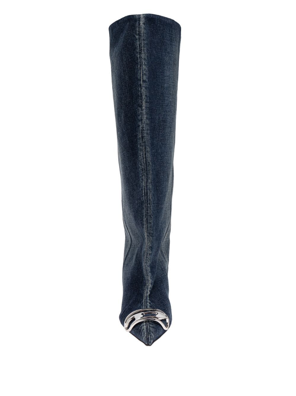 Diesel VENUS DENIM BOOTS Size US 10 / IT 40 - 5 Thumbnail