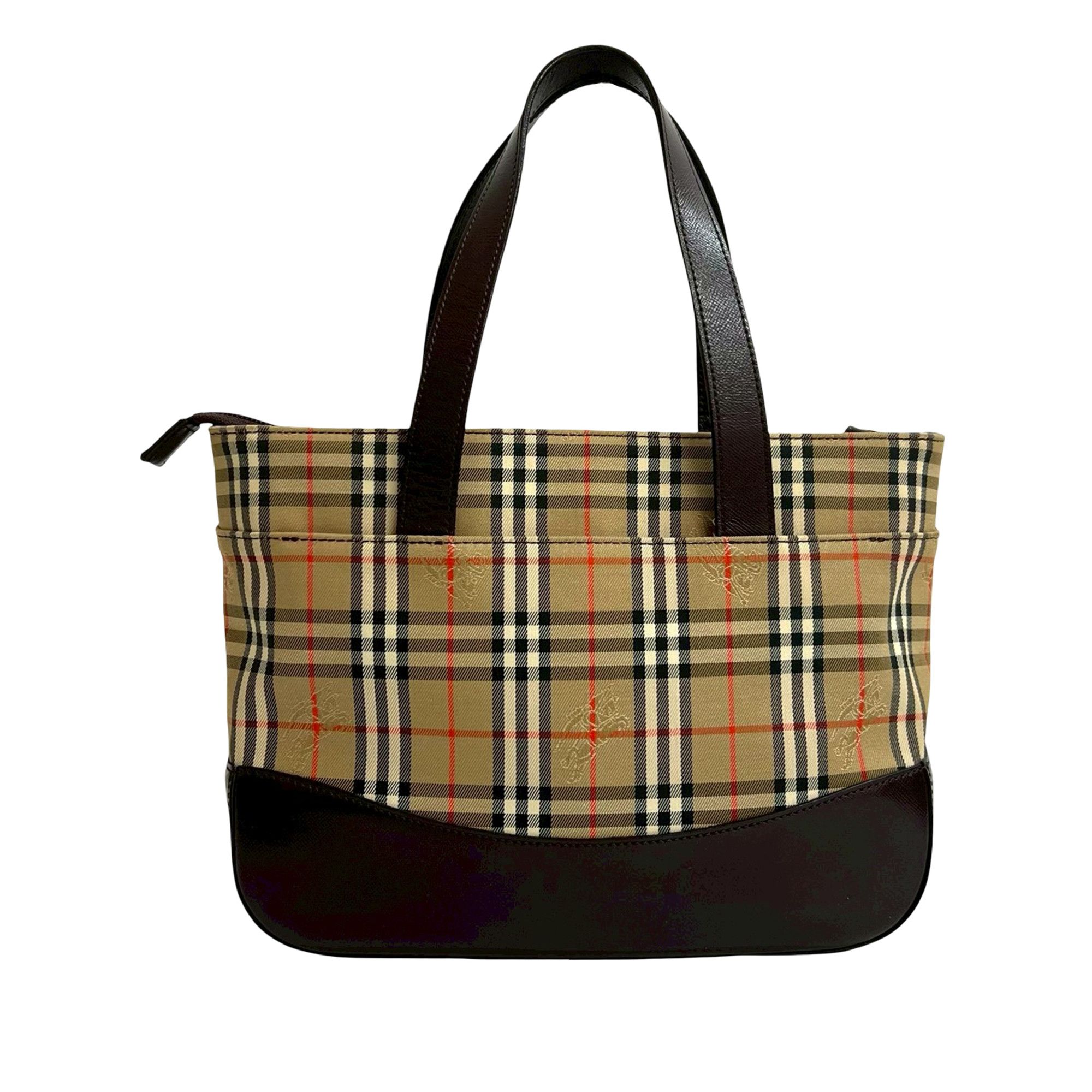 Burberry Burberry Haymarket Check Canvas Tote Size ONE SIZE - 2 Thumbnail